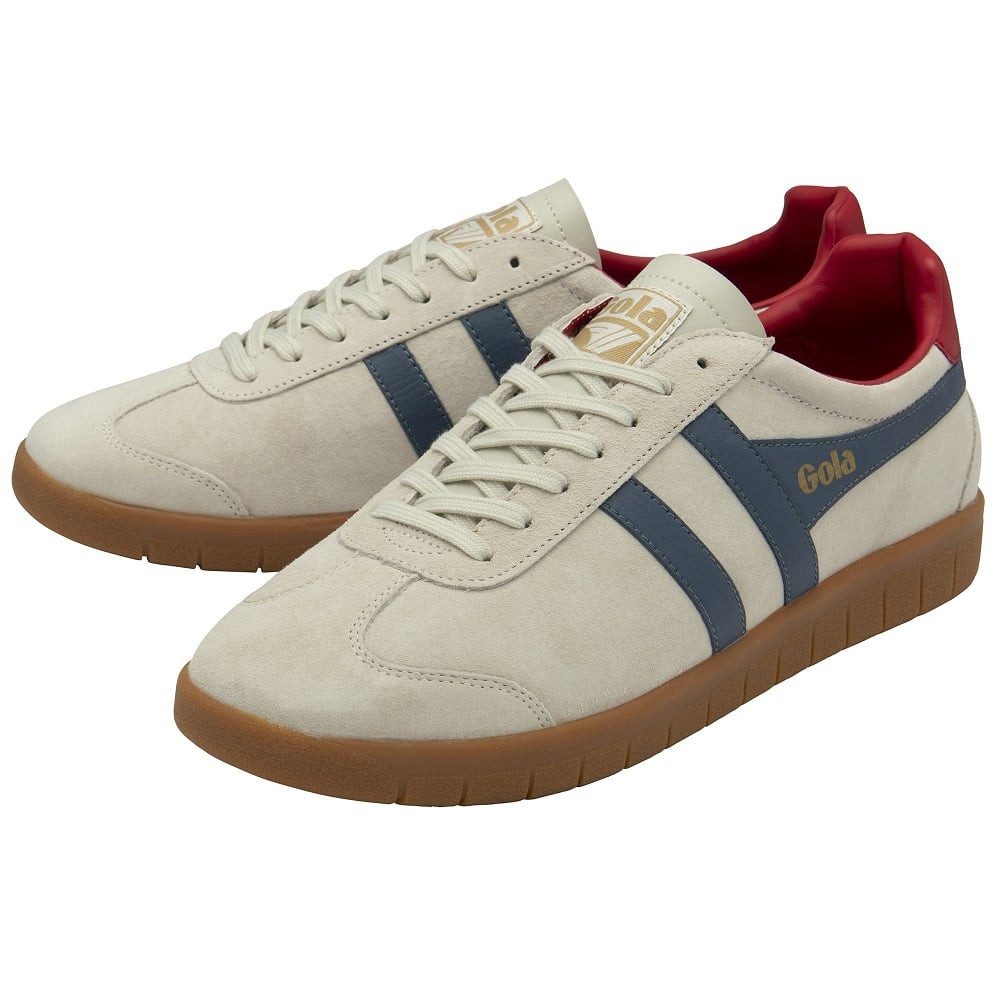 Gola Hurricane Suede 2024 offweiss/blau/rot Herren Sneaker günstig online kaufen