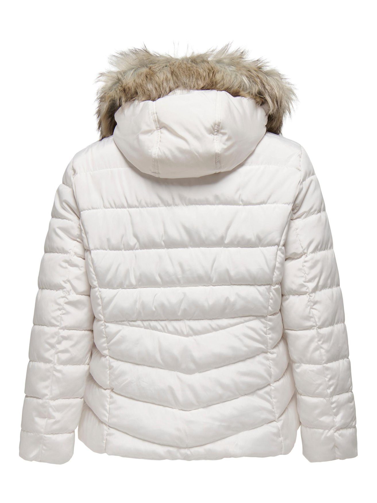 CARNEW CARMAKOMA Übergröße Jacke Size in Stepp Winterjacke Plus Weiß ONLY Winter 6580