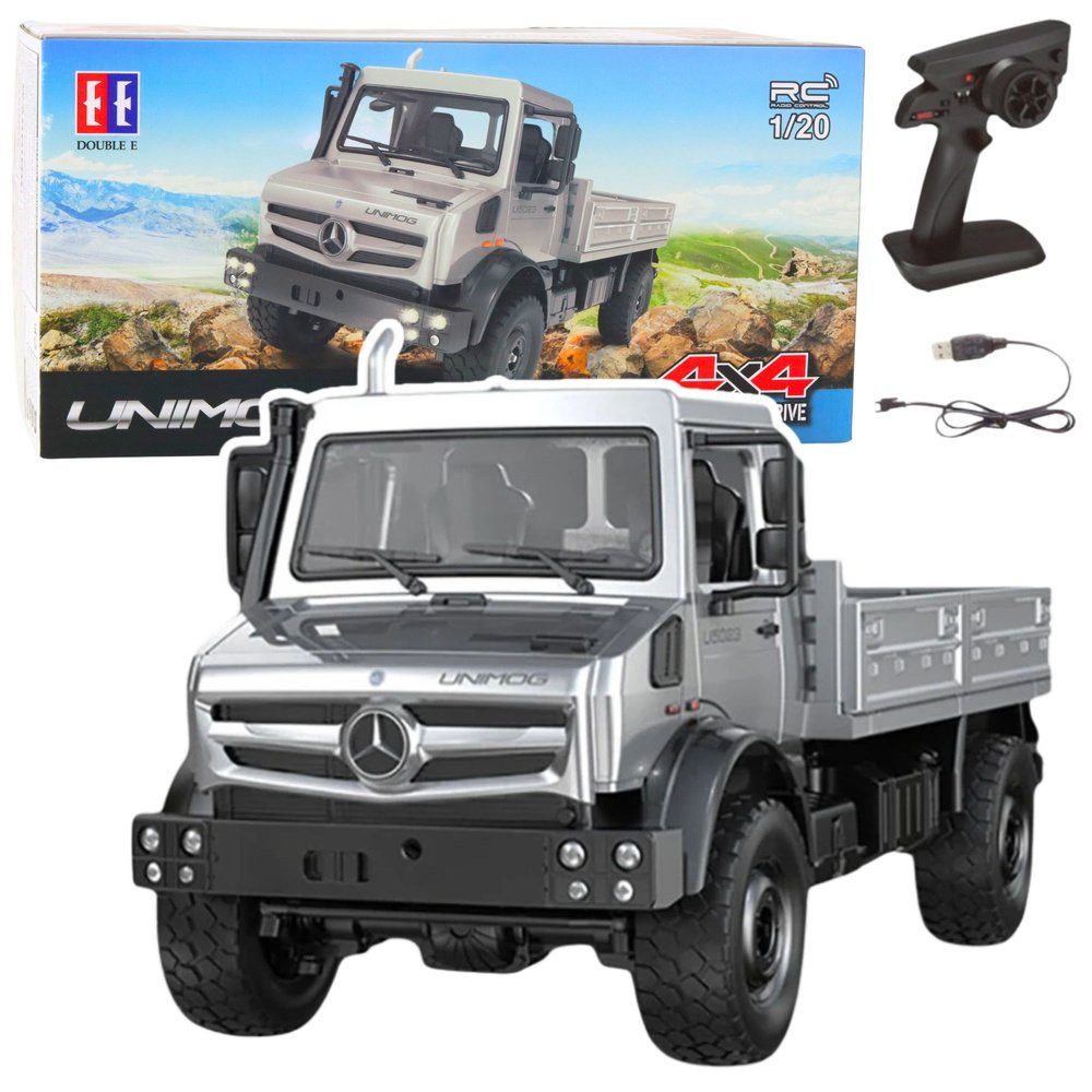 Wisam RC-Auto Mercedes Unimog ferngesteuertes Geländefahrzeug RC 4x4 1:20