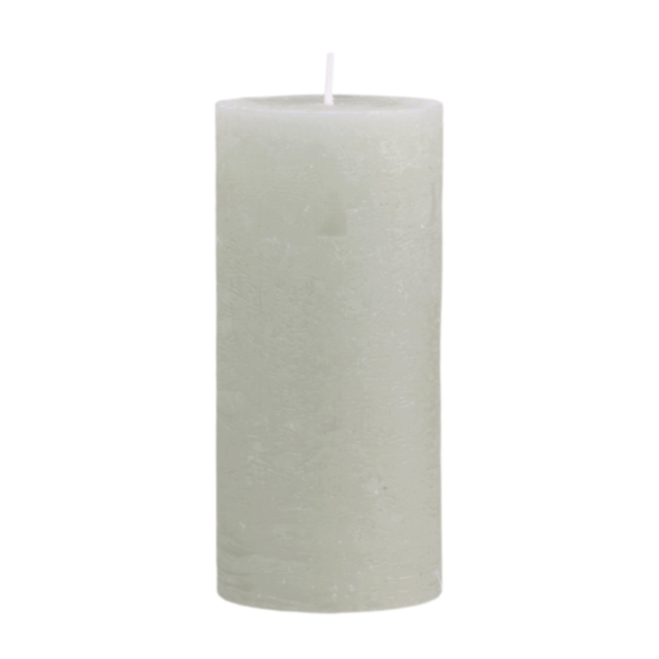 Chic Antique Stumpenkerze Chic Antique – Macon Stumpenkerze rustikal 60 Std. (Grün)