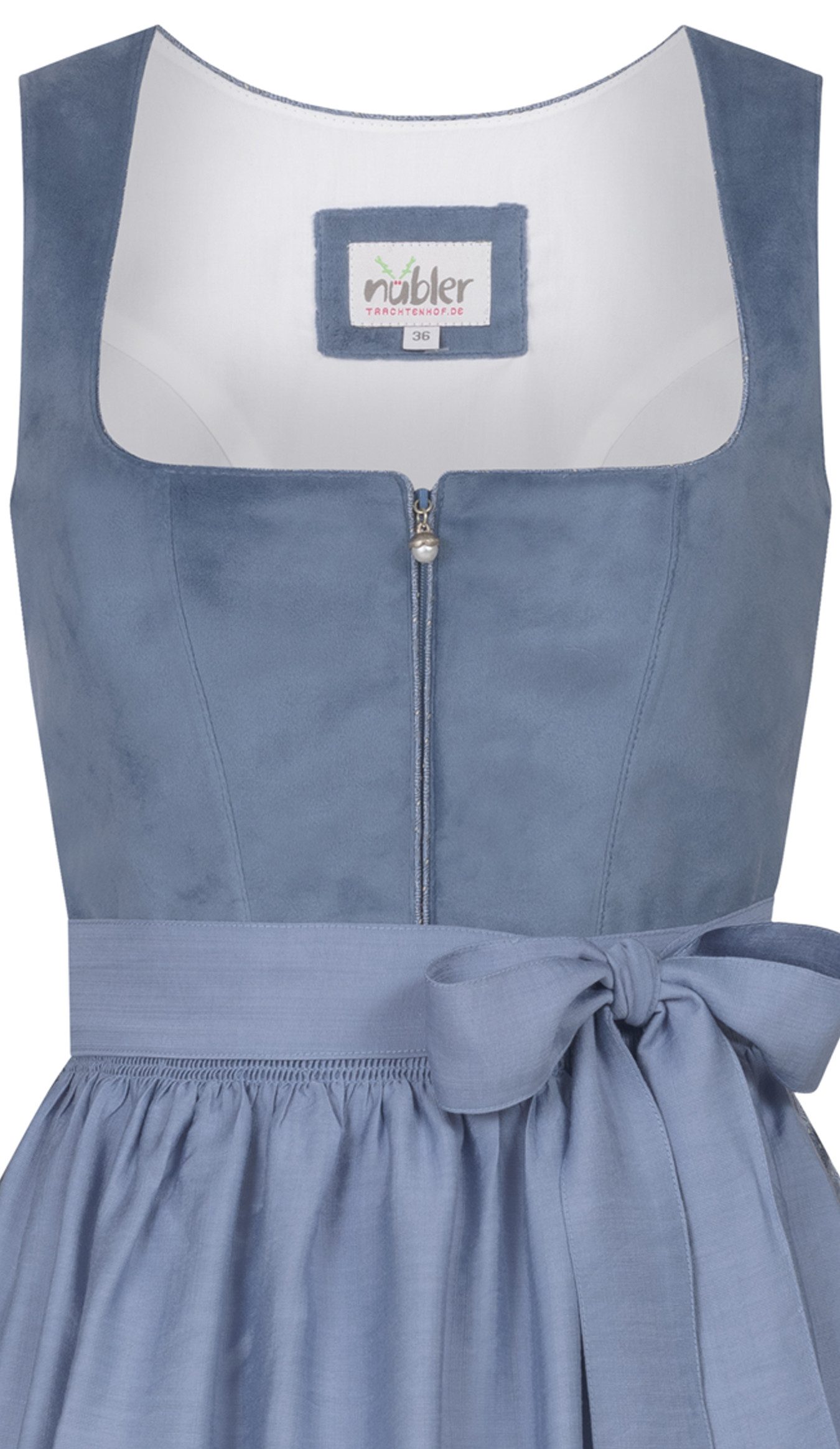 Nübler Dirndl Mini Dirndl Kaja in Blau von Nübler