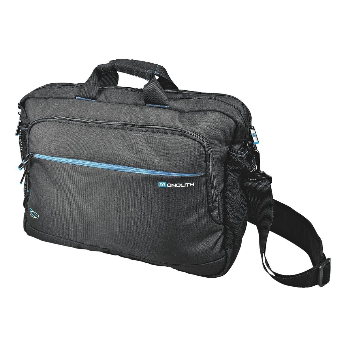 MONOLITH Laptoptasche Blue Line, 15,6", Rucksack / Tasche in einem, aus Recycling-Material | Businesstaschen