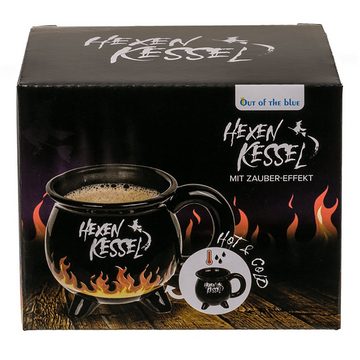 Haus und Deko Geschirr-Set Tasse Becher Zauber Effekt Keramik Kaffeebecher Teetasse 400 ml Hexenk (1-tlg), Keramik