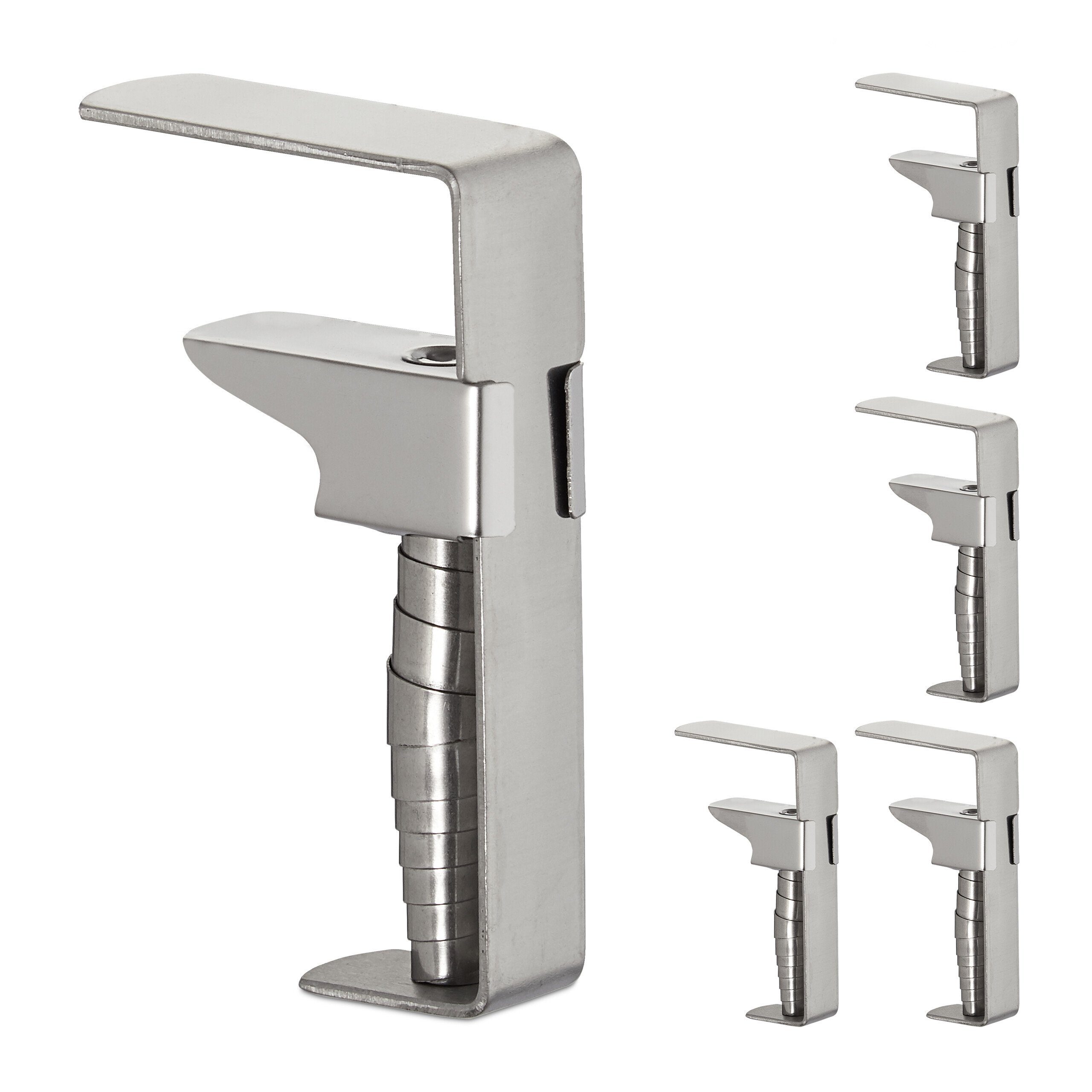 relaxdays Tischtuchklammer Tischdeckenklammern 10er Set