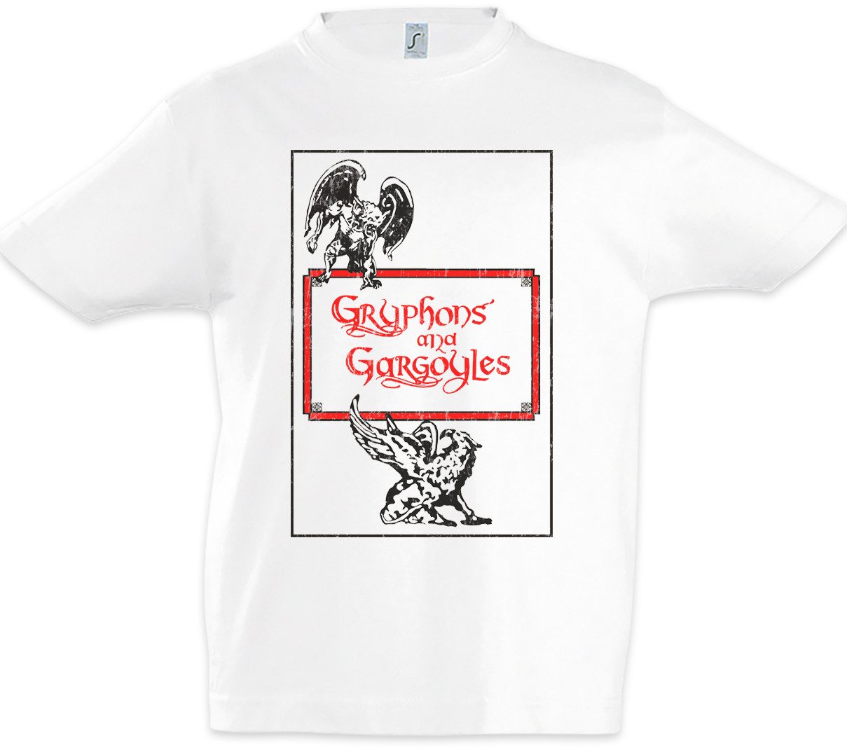 Urban Backwoods Print-Shirt Gryphons And Gargoyles Kinder T-Shirt Spiel Game Riverdale Brettspiel (1-tlg) TV Dungeons Series Dragons