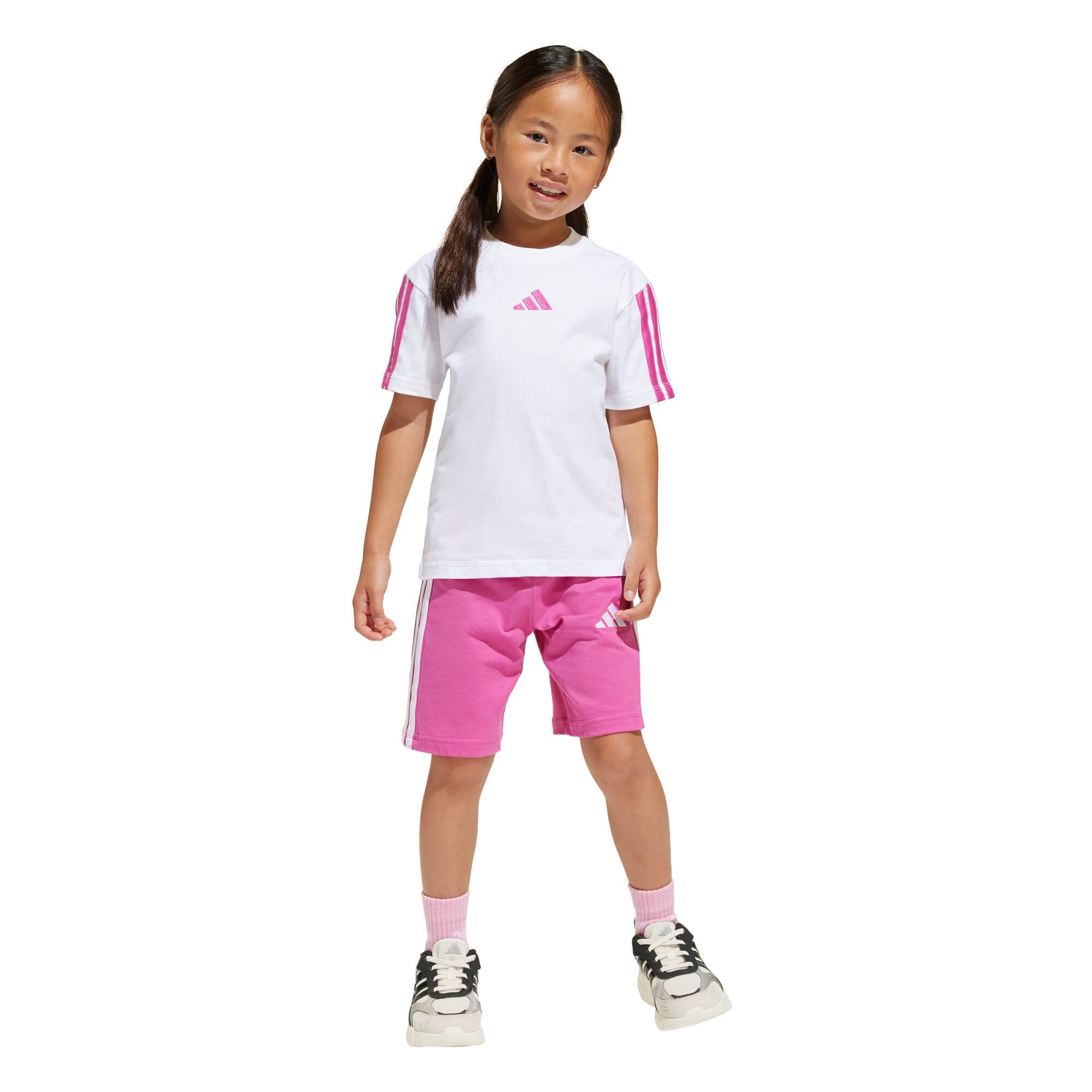 adidas Performance T-Shirt adidas Kinder Set LK 3S T-SET 160