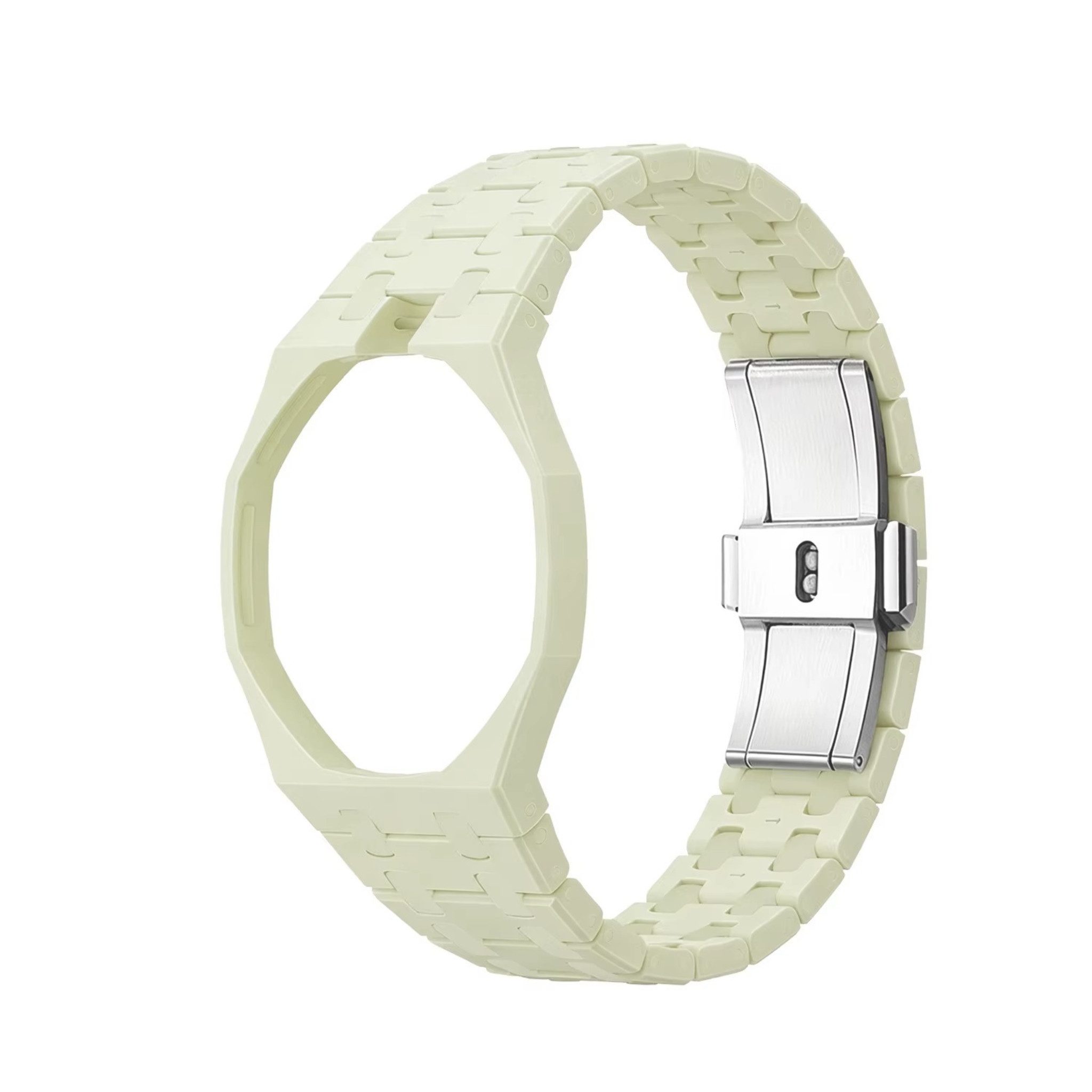 HS.SUPPLY Uhrenarmband Armband passend für RoyalPop Audemars Piguet x Swatch, Armbandlänge anpassbar - Gliederaufbau