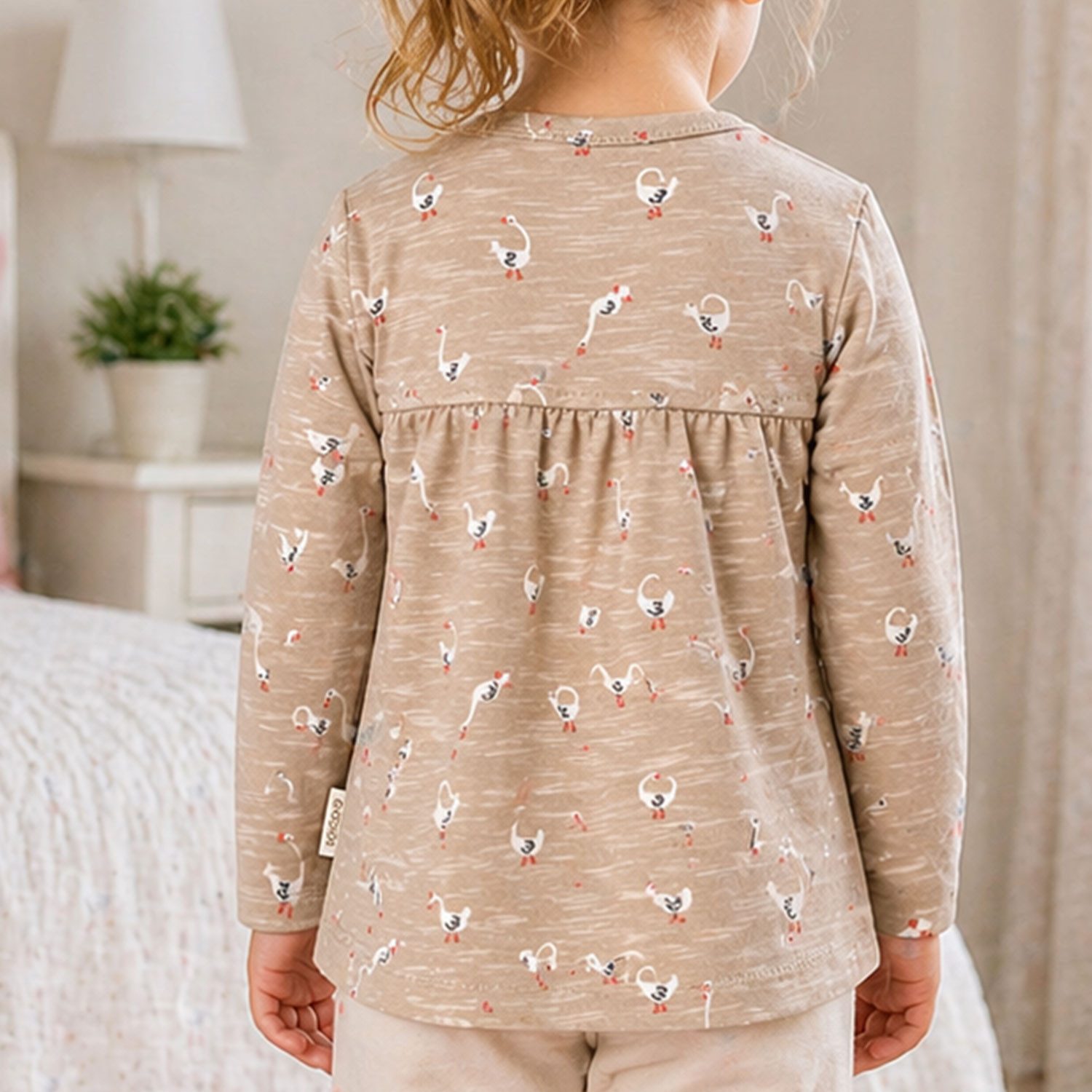 BONDI Langarmshirt Langarmshirt 'Gänschen' 93956, gans allover