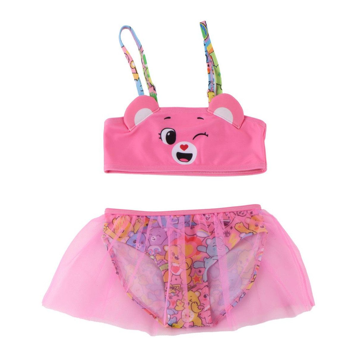 Care Bears Bügel-Bikini Kuromi Mädchen Bikini Set Zweiteiler Badebekleidung Strand Pool (Packung)
