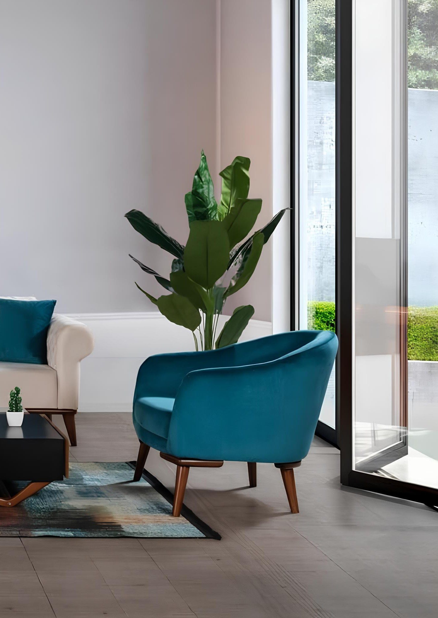 Sessel Luxus Polster 1-Sitzer Designer Möbel aus Textil