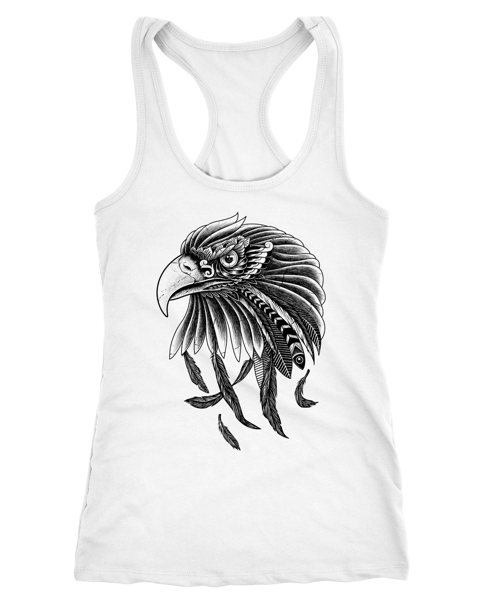 Neverless Tanktop Damen Tank-Top Adler Motiv günstig online kaufen