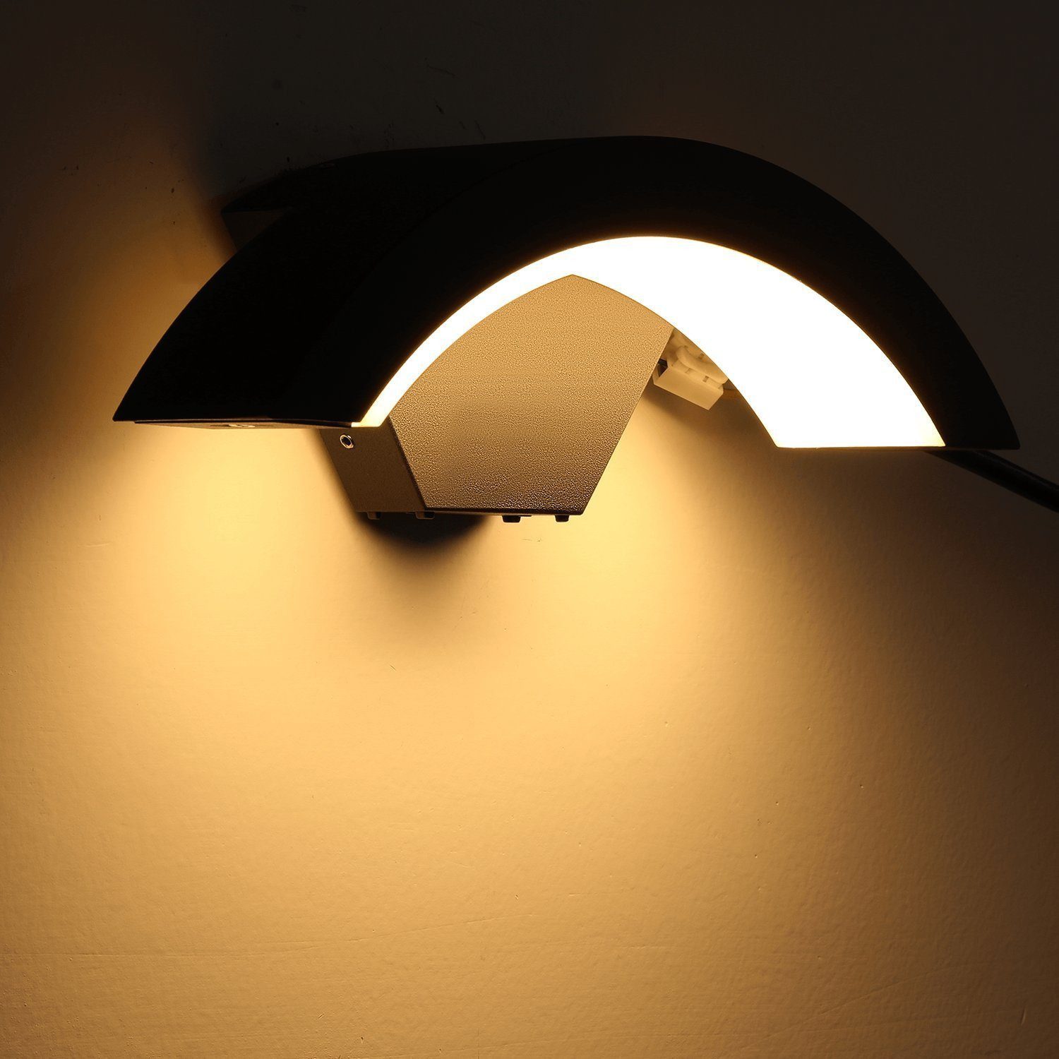 WILGOON LED Wandleuchte 18W Kurve Außen günstig online kaufen