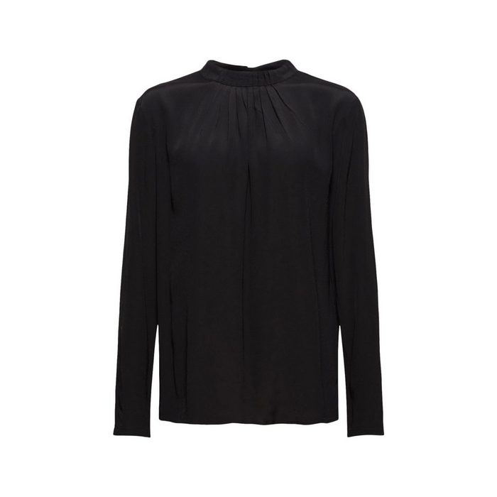 Esprit Collection Langarmbluse Bluse mit Falten-Akzent und LENZING™ ECOVERO™