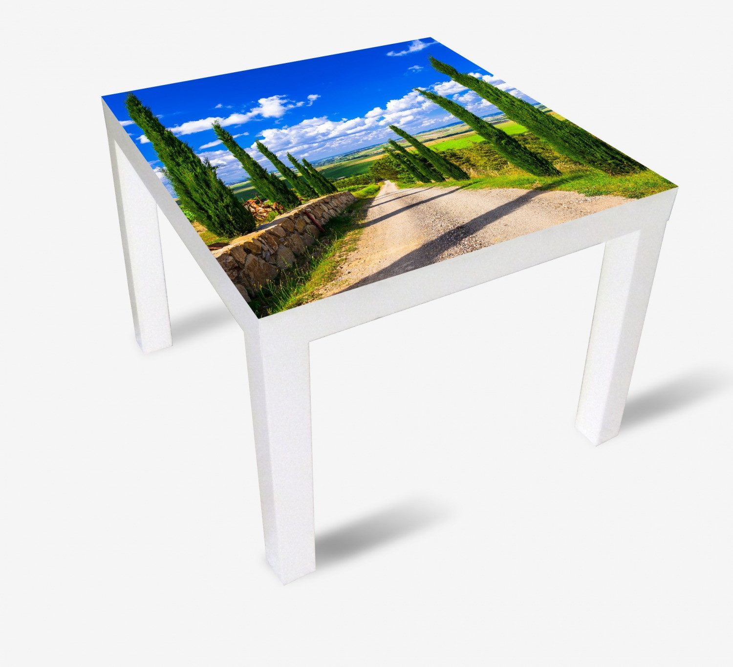 Wallario Möbelfolie Zypressenweg in der Toskana