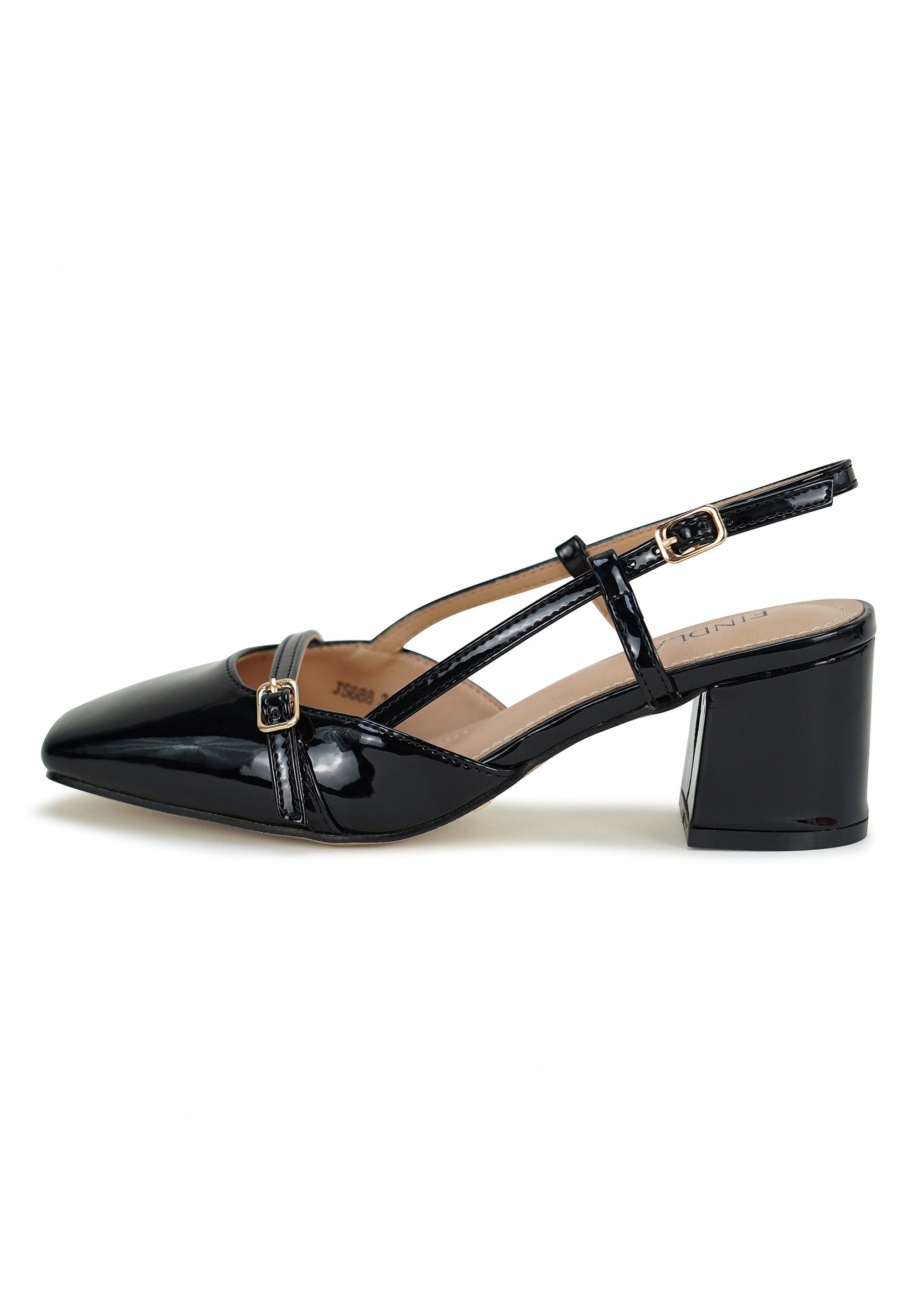 Findlay JUNIATA Pumps in Lack-Optik mit Blockabsatz