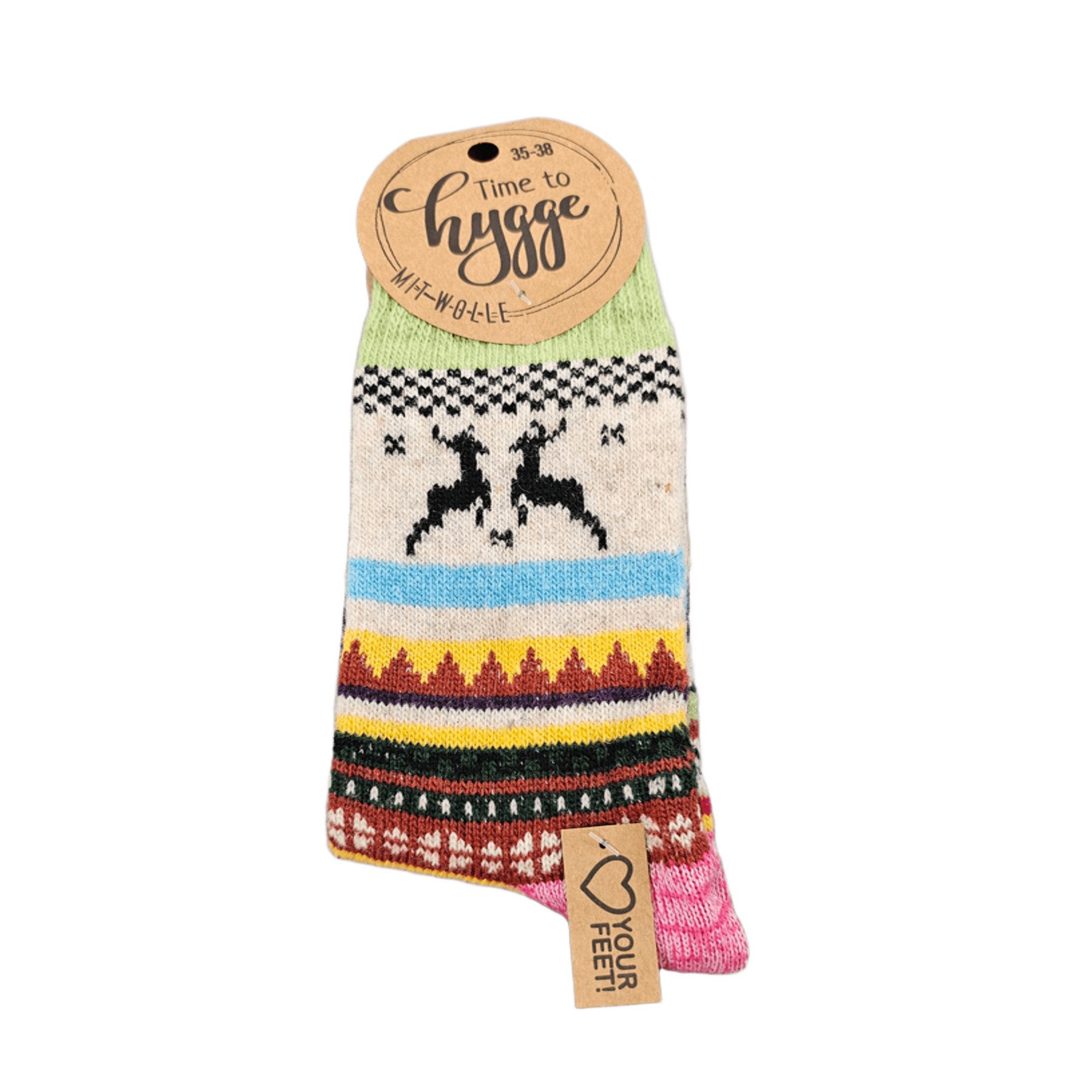 Provellus Thermosocken Hygge Wollsocken Dünn Warm Winter EU 36-46 Unisex