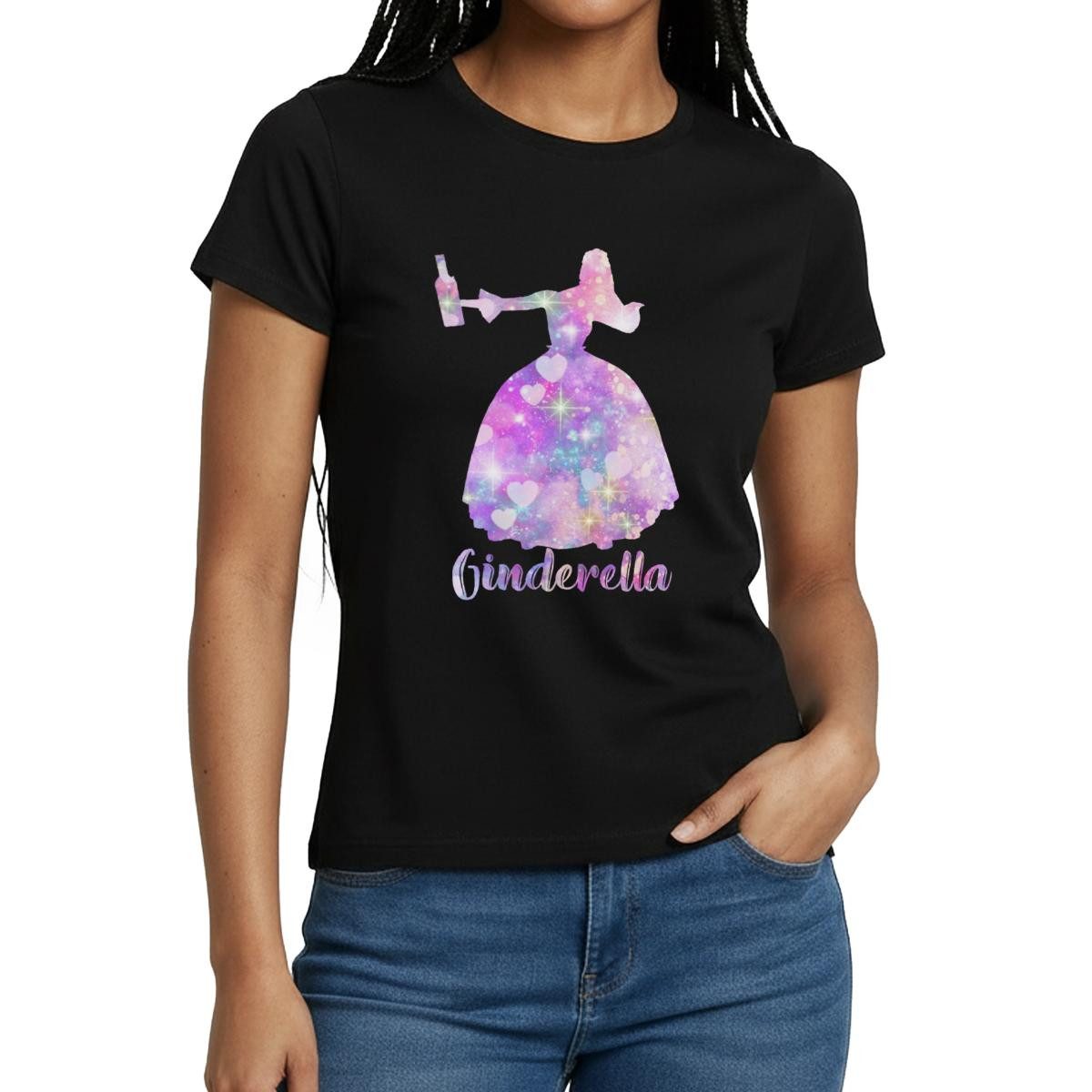 Spreadshirt T-Shirt Ginderella JGA Junggesellinnenabschied Party Frauen T-Shirt (1-tlg)