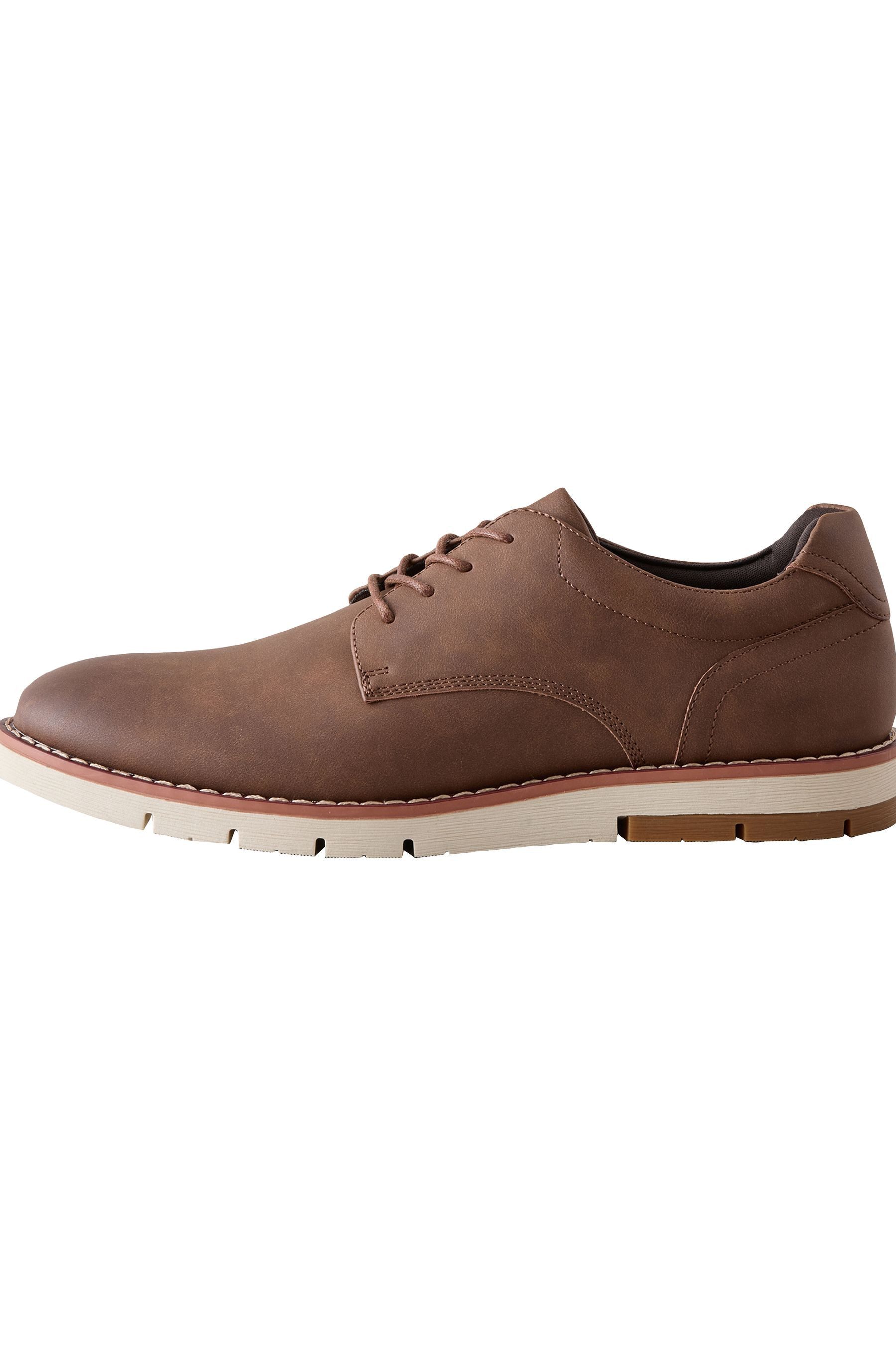Next Derby-Schuhe aus Leder mit leichtem Keilabsatz Schnürschuh (1-tlg) günstig online kaufen