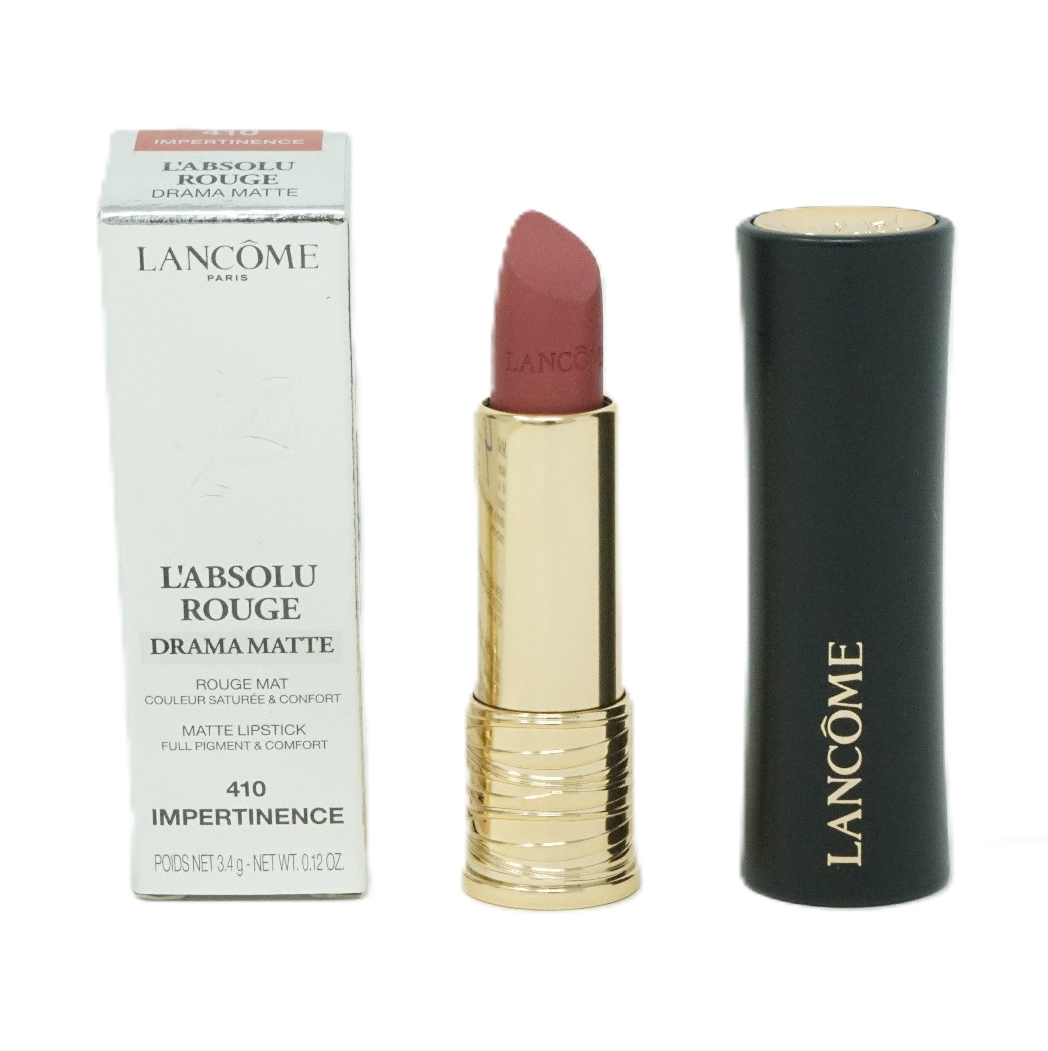 LANCOME Lippenstift Lancome Absolu Rouge Drama Matte Lippenstift 3,4g Impertinence 410