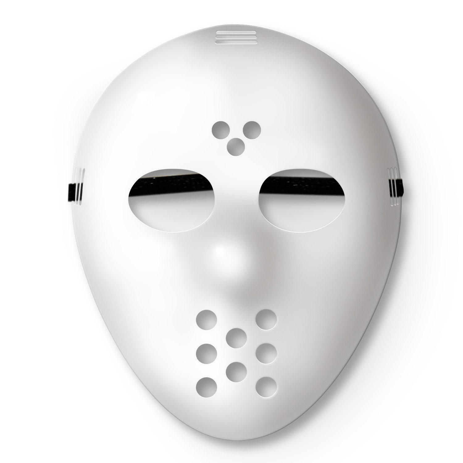 Goods+Gadgets Verkleidungsmaske Jason Hockey Maske, Horror Halloween Gesichtsmaske