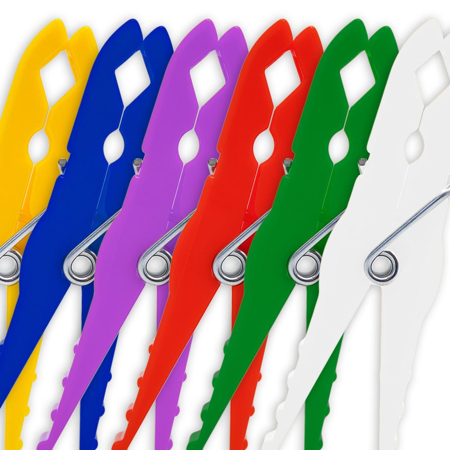 Landwiesen Прищепки Прищепки "Die extra Starke" 100 Kunststoff Wäscheklammer, Luran (100% aus recyceltem Kunststoff)