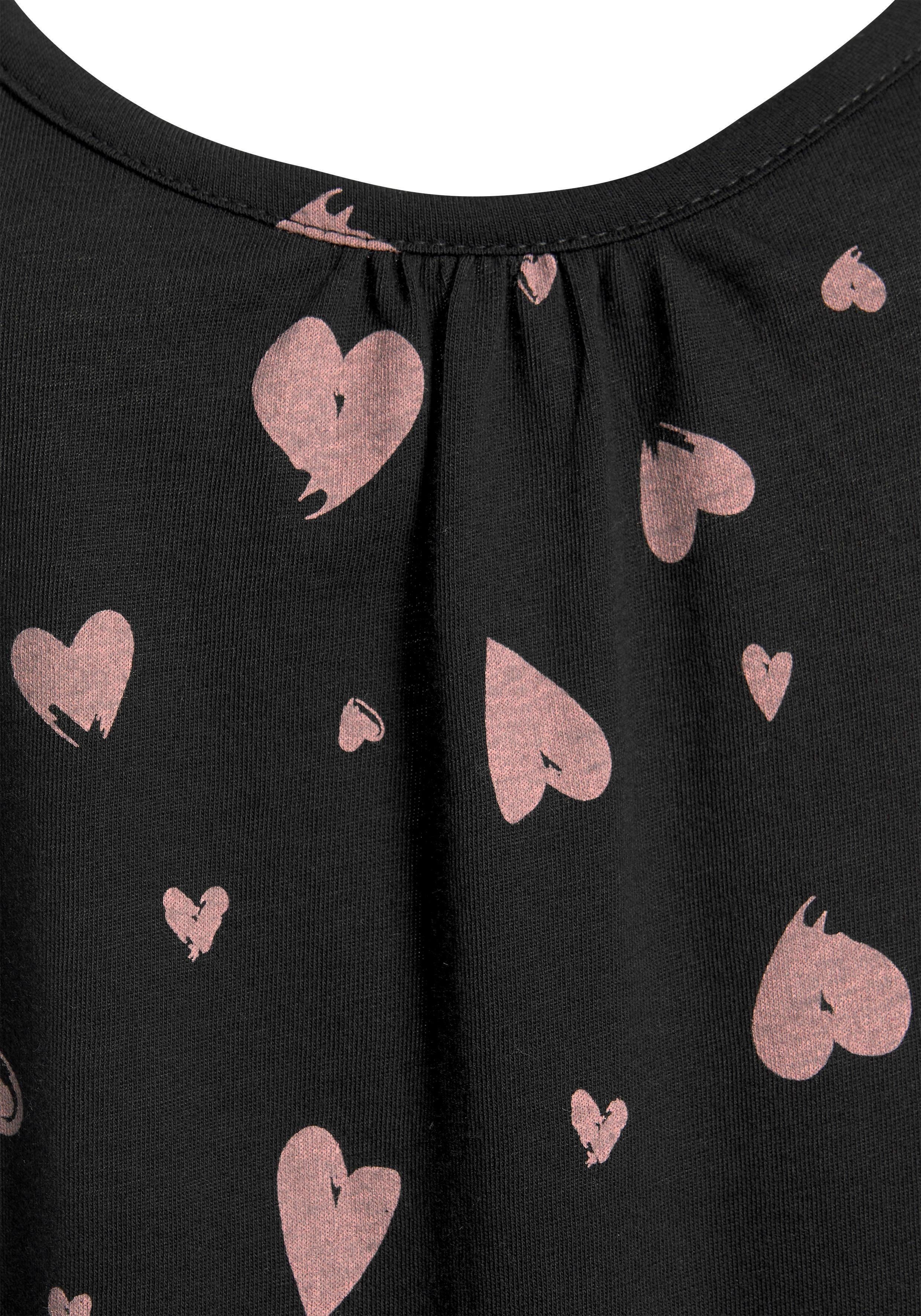 Vivance Dreams Negligé mit Herzmuster