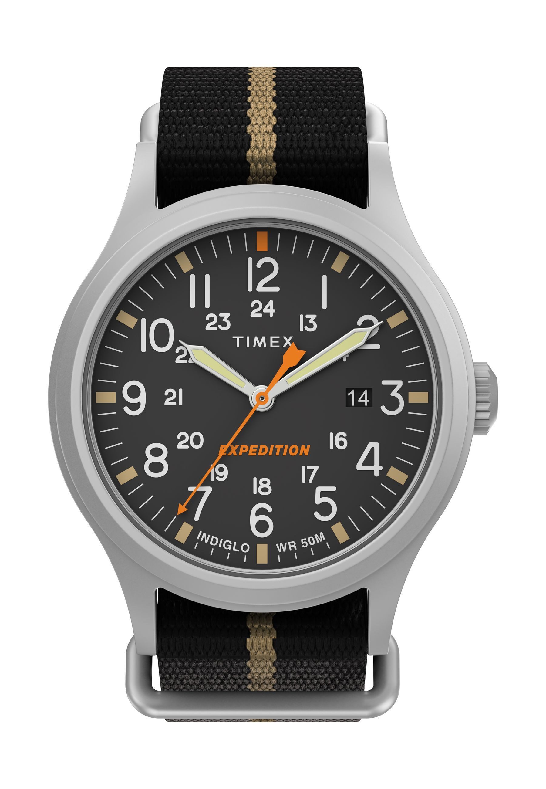 Timex Quarzuhr Field Steel Outdoor, (1-tlg), Quarz-Analoguhr