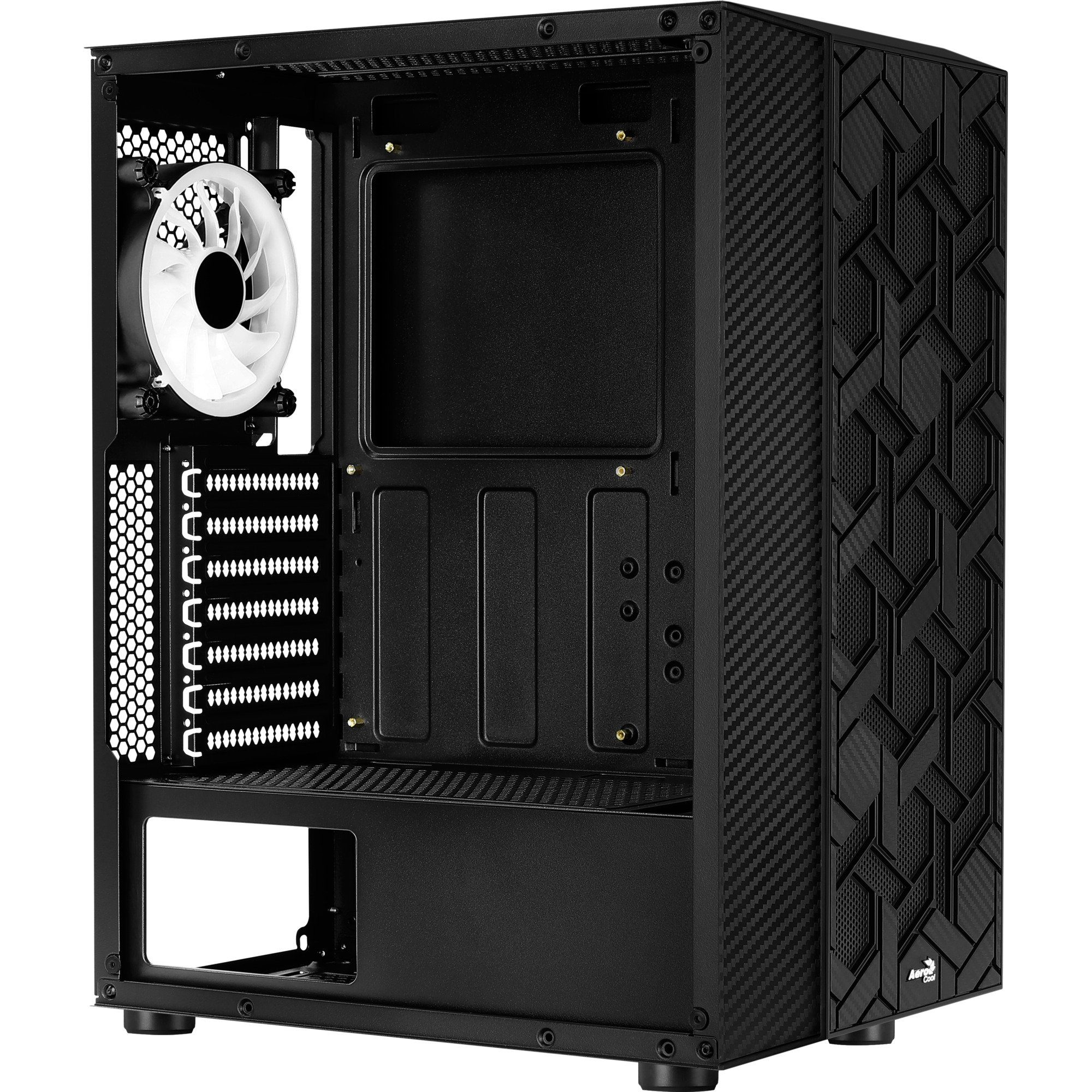 Aerocool PC-Gehäuse Aerocool Hive FRGB v3, Tower-Gehäuse, (Tempered