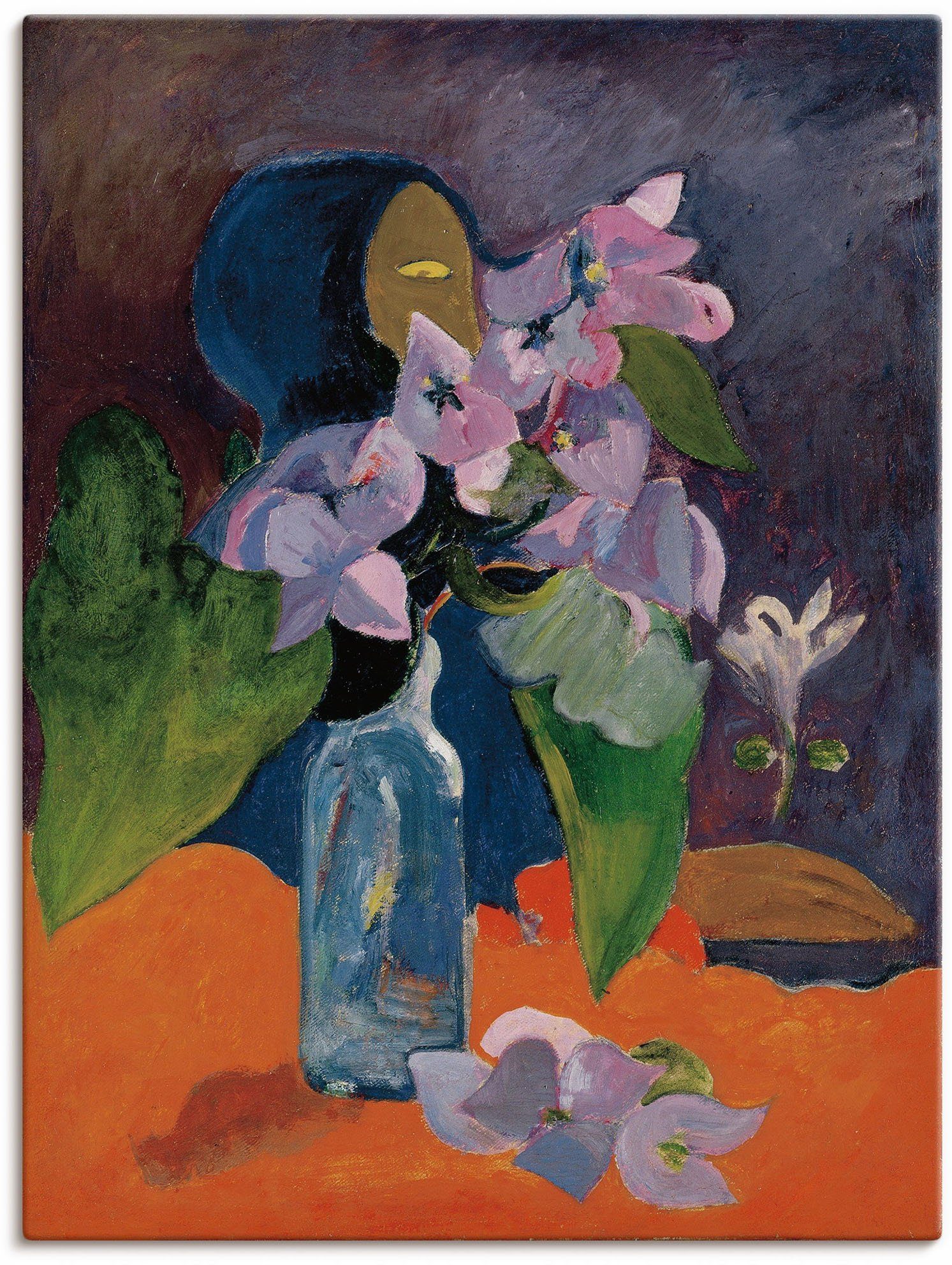 Artland Wandbild Stillleben mit Blumen und Idol. Um 1892, Arrangements (1 St), als Alubild, Leinwandbild, Wandaufkleber oder Poster in versch. Größen