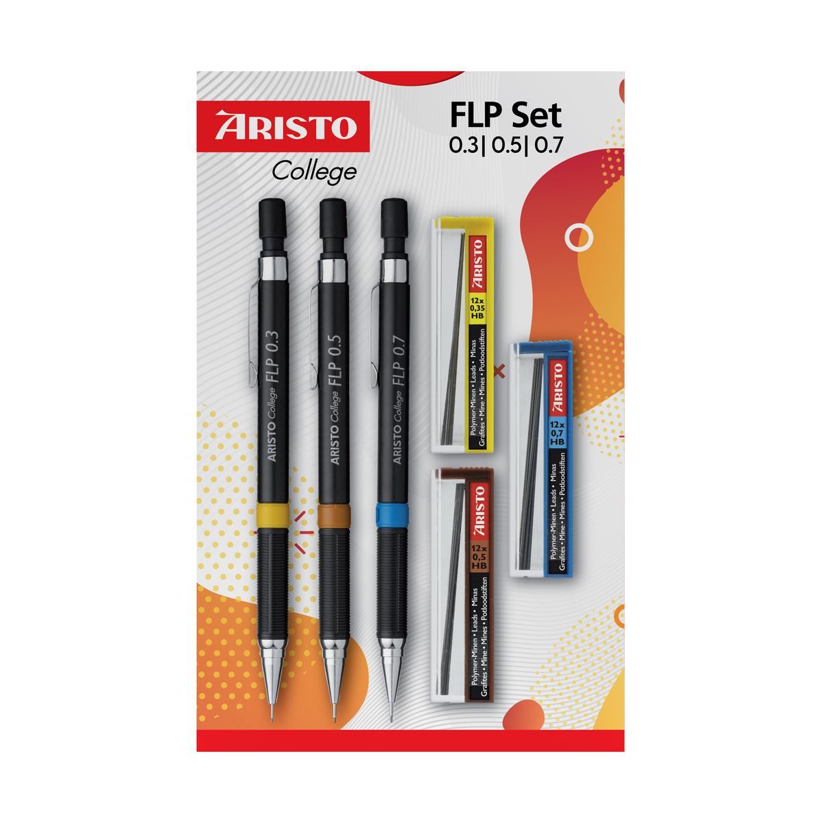 SCHNEIDER NOVUS Bleistift Schneider Feinminenstift Set College 3+3 Aristo