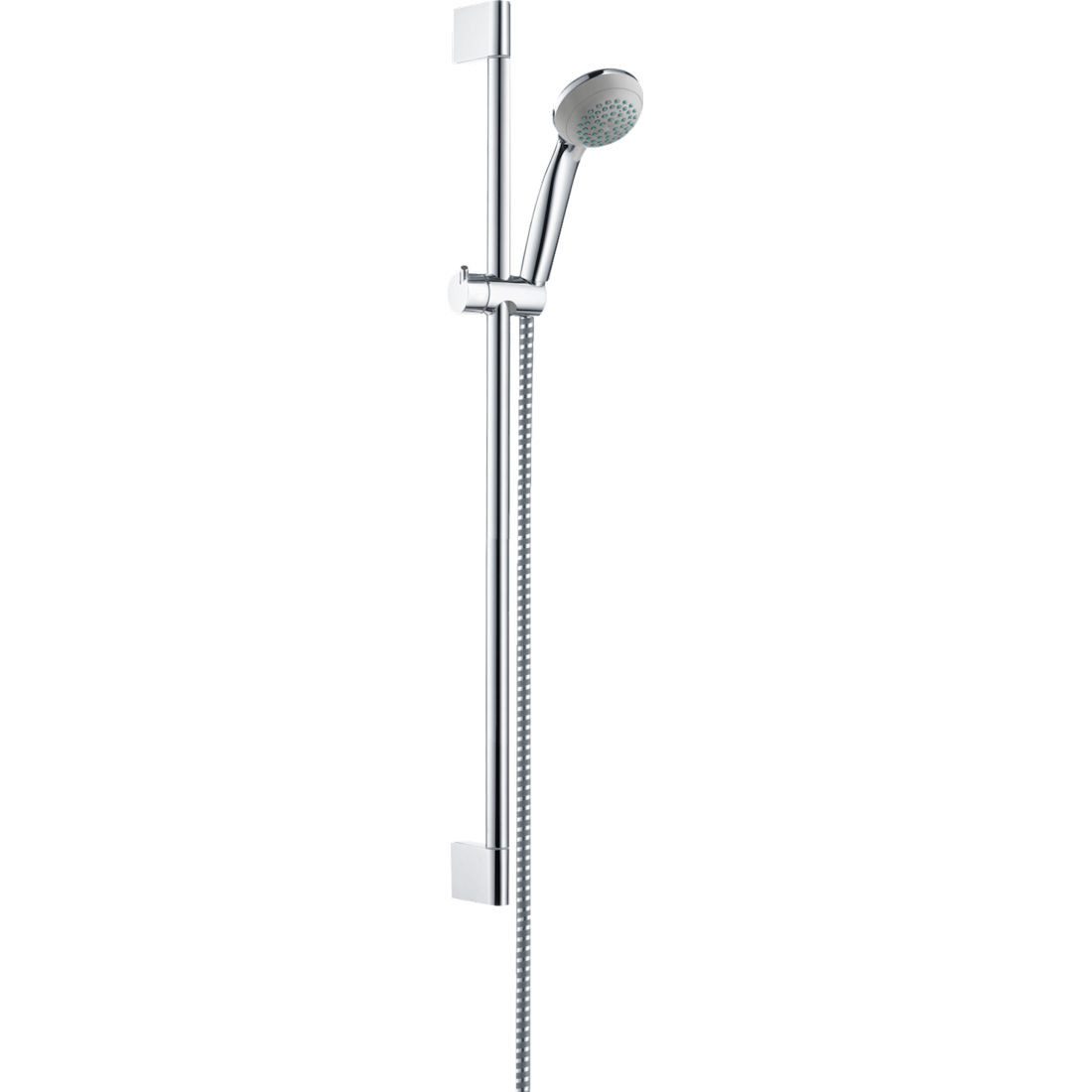hansgrohe Stangenbrause-Set Crometta 85 Brauseset Vario mit Brausestange 65 cm - 27763000