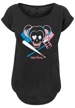 F4NT4STIC T-Shirt Suicide Squad Harley Quinn Skull Emblem Print