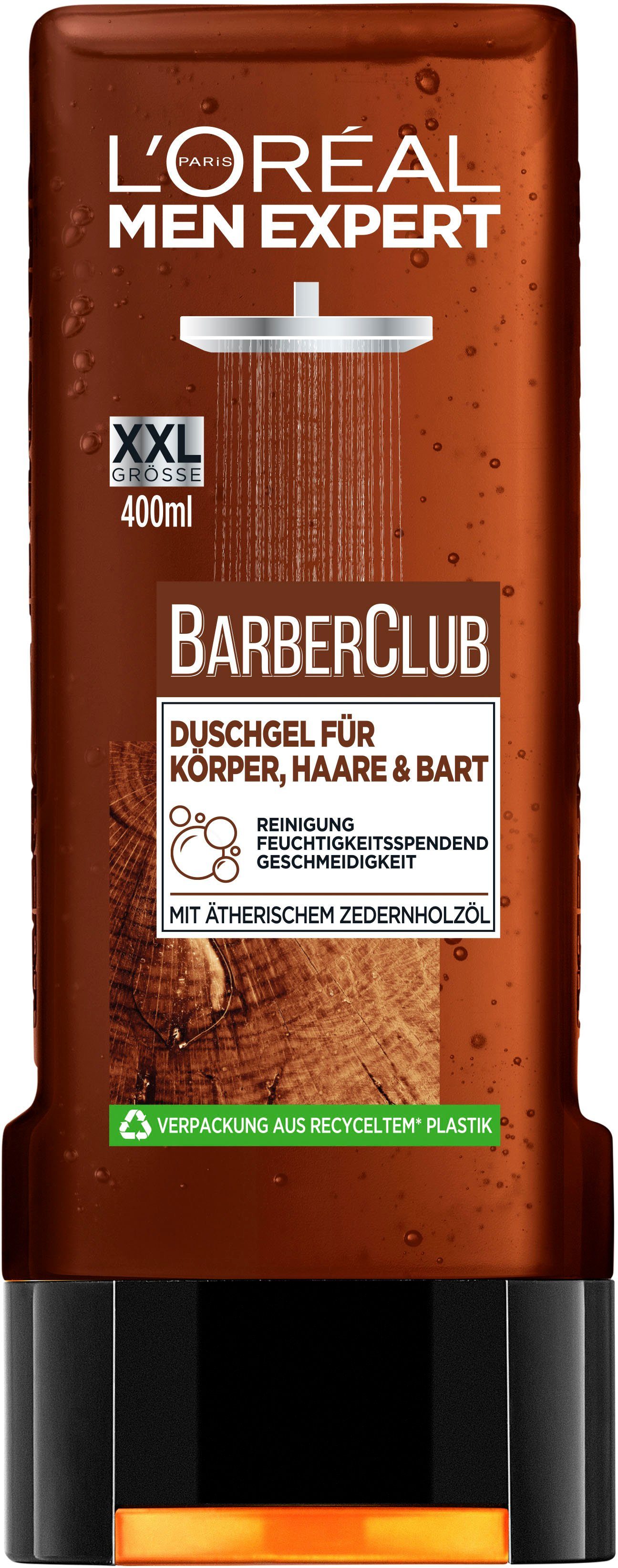L'ORÉAL PARIS MEN EXPERT Duschgel Barber Club, 6-tlg., mit Zedernholzöl