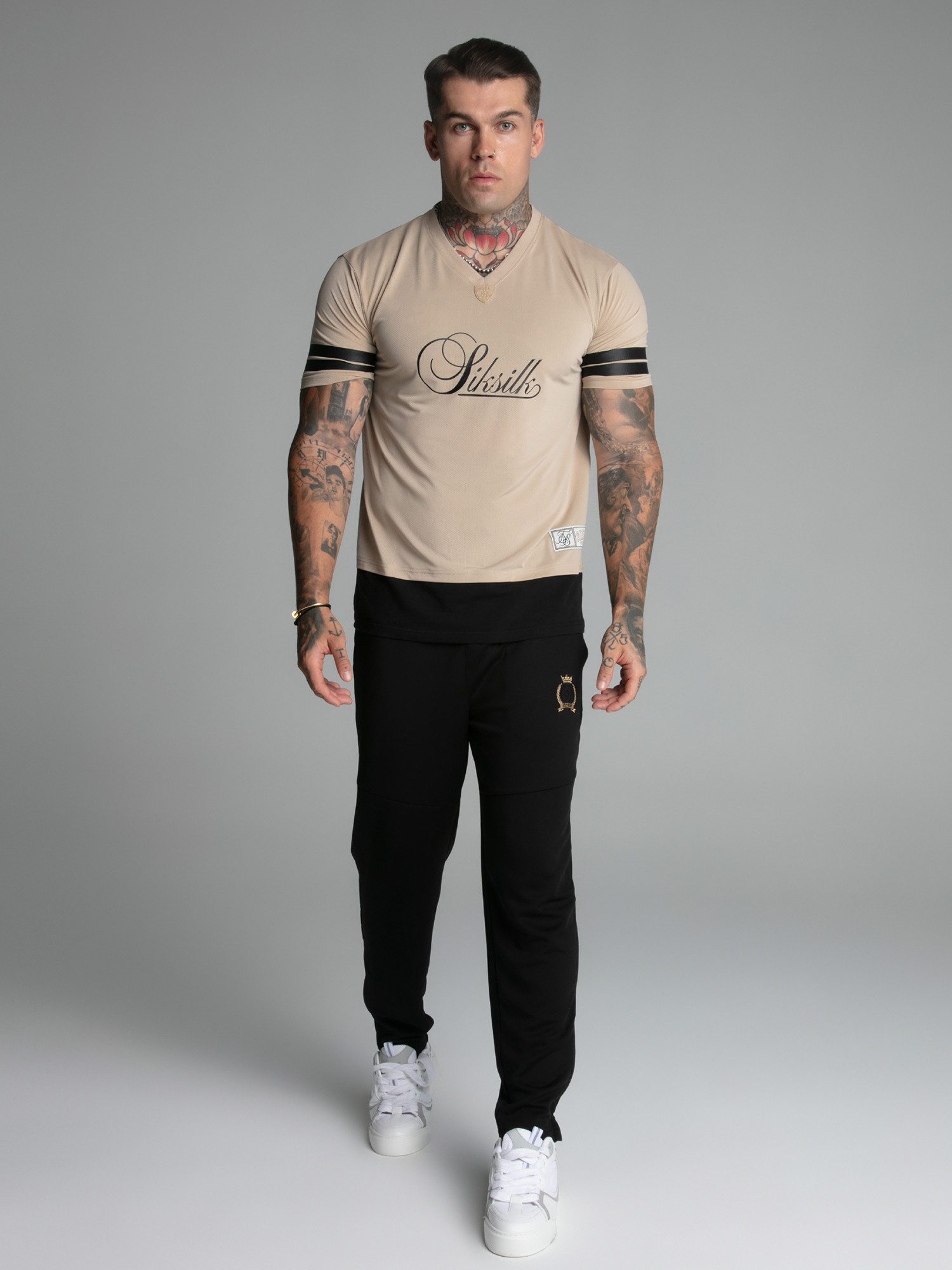 Siksilk Sweathose SikSilk Herren Schwarze Trainingshose günstig online kaufen