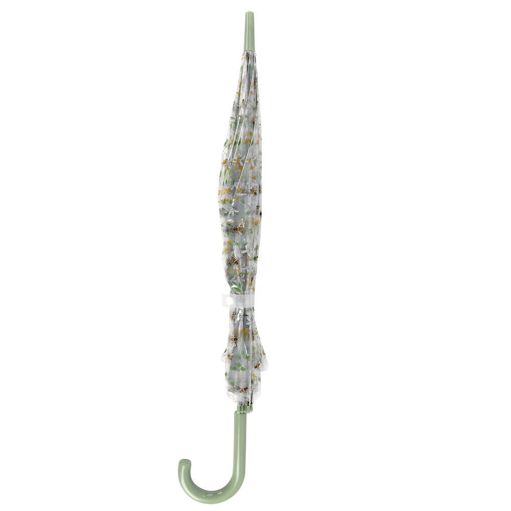 degawo Stockregenschirm Regen Schirm Transparent Bienen Stock Automatik Kinder Erwachsene
