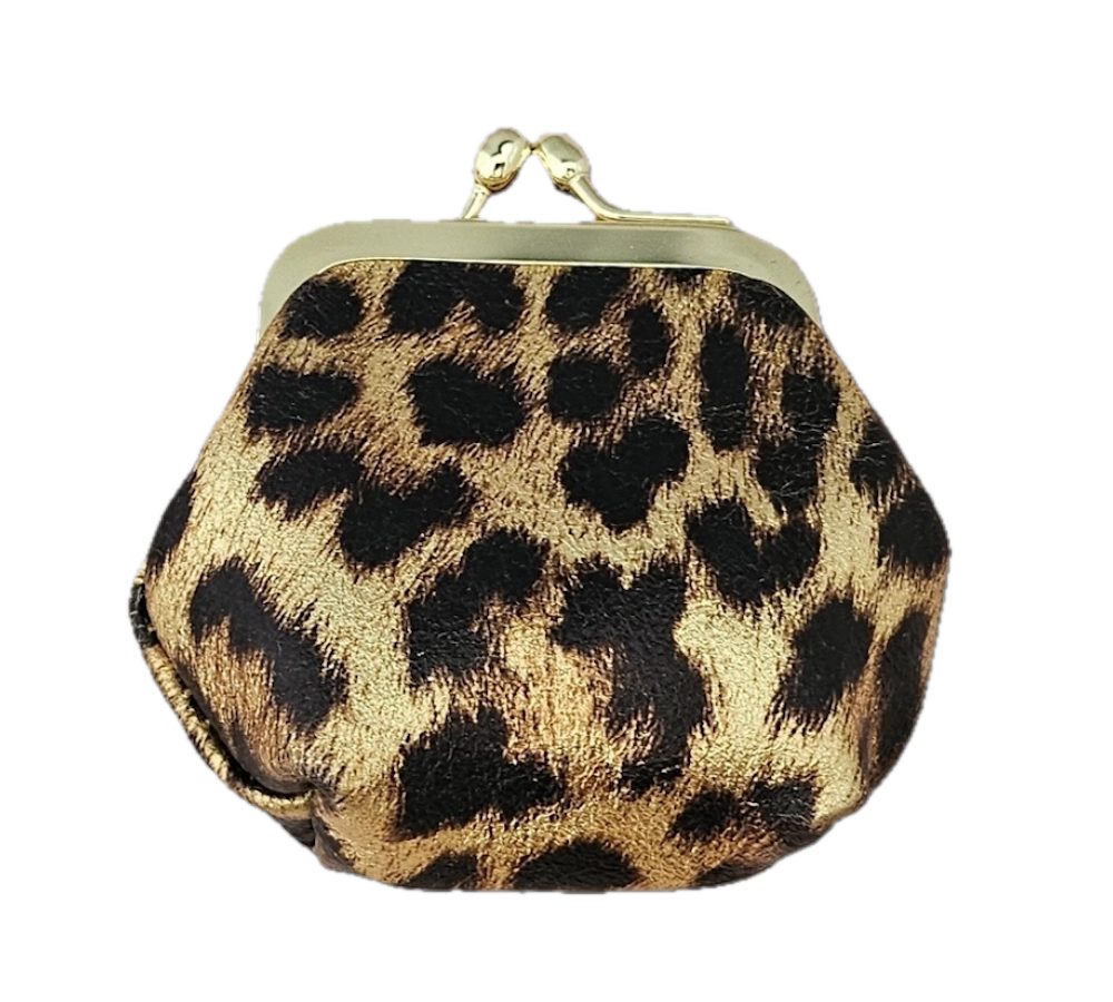 LK Trend & Style Mini Geldbörse Retro-Leder-Minitasche, na, Lust auf Leo