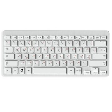 Hoopomania Aufkleber Russische Tastaturaufkleber transparent für Mac (Apple) in Rot