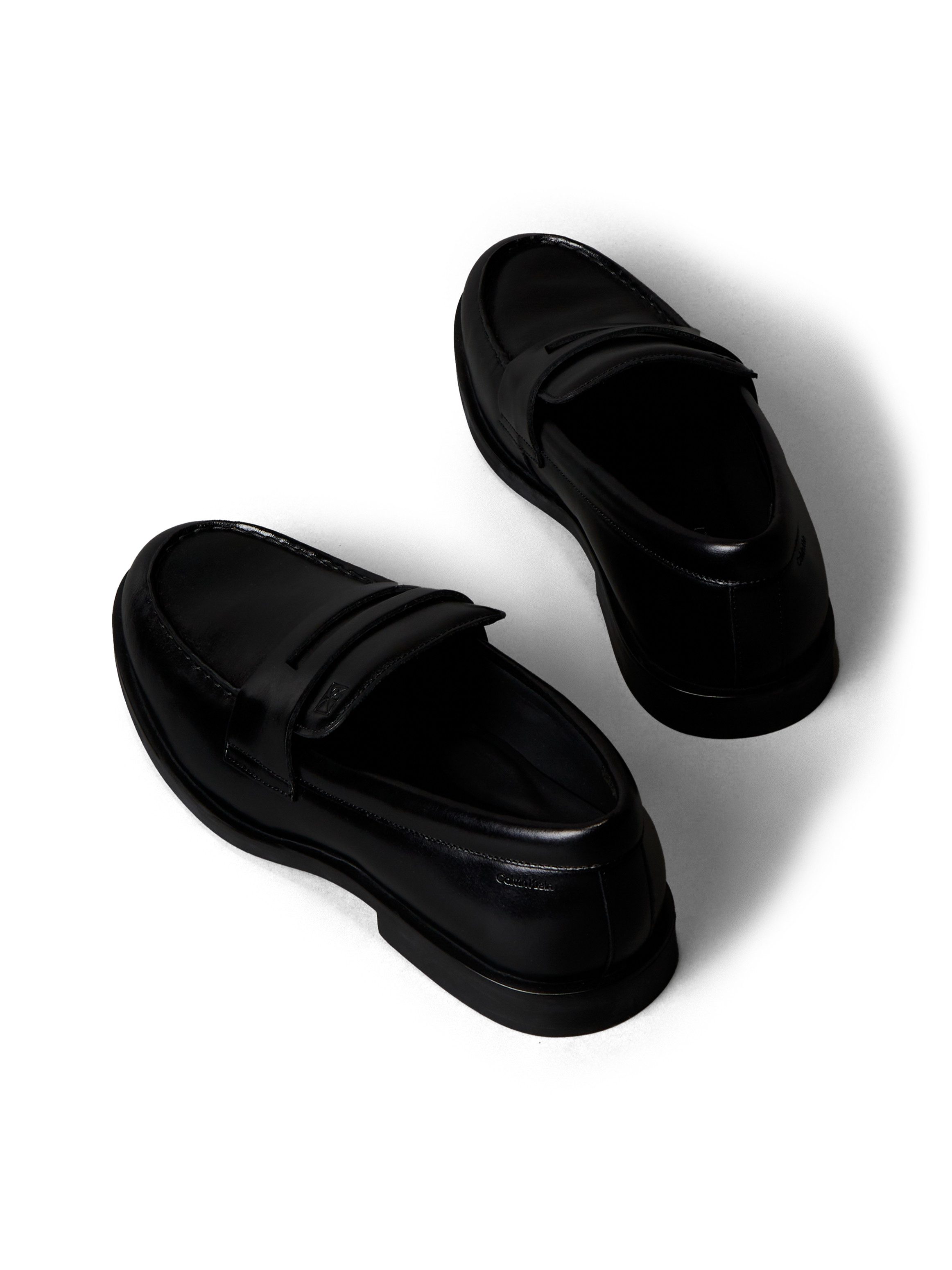 Calvin Klein ESS RUBBER PENNY LOAFER POL LTH Loafer Schlupfschuh, Mokassin, ungeschnürter Halbschuh