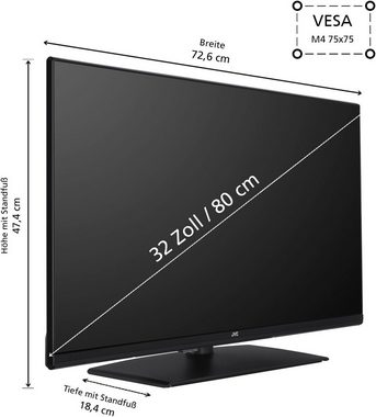 JVC LT-32VH4455 LED-Fernseher (80 cm/32 Zoll, HD-ready)