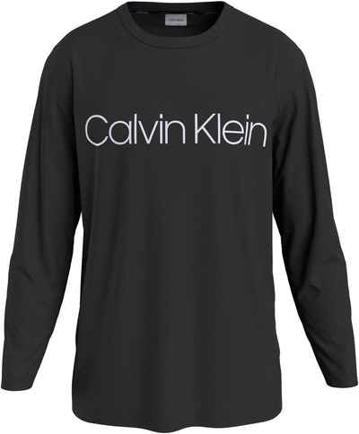 Calvin Klein Big&Tall Langarmshirt BT_COTTON LOGO LONG SLEEVE