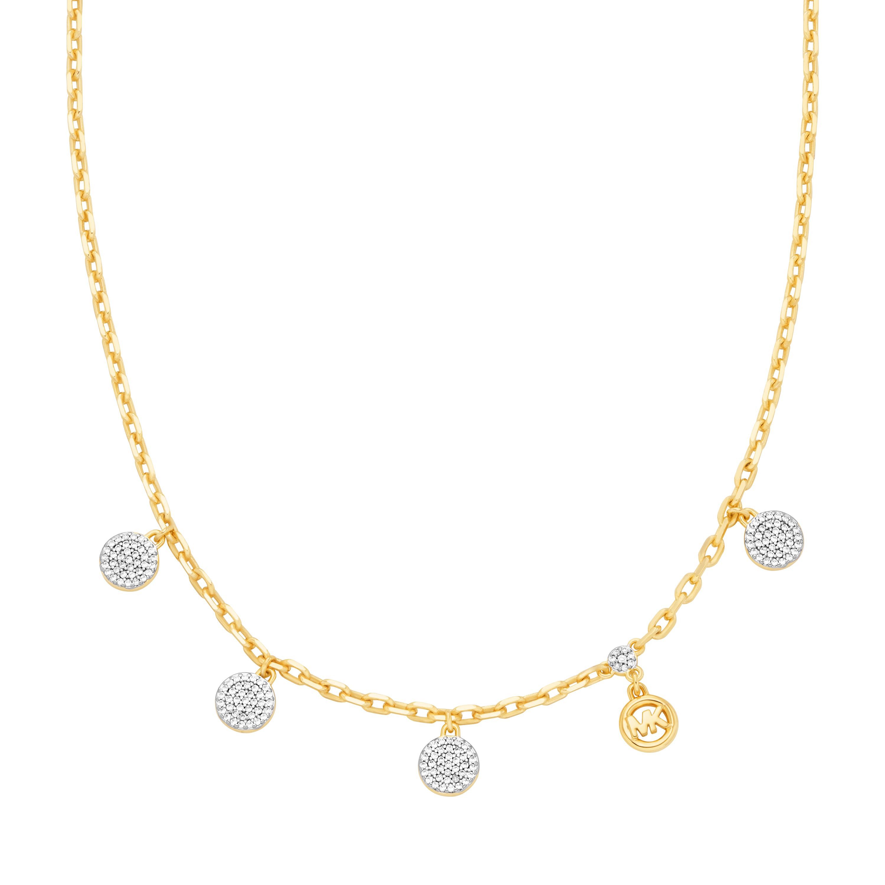MICHAEL KORS Schmuck Geschenk Metall Halsschmuck Halskette Premium, mit Zirkonia (synth)