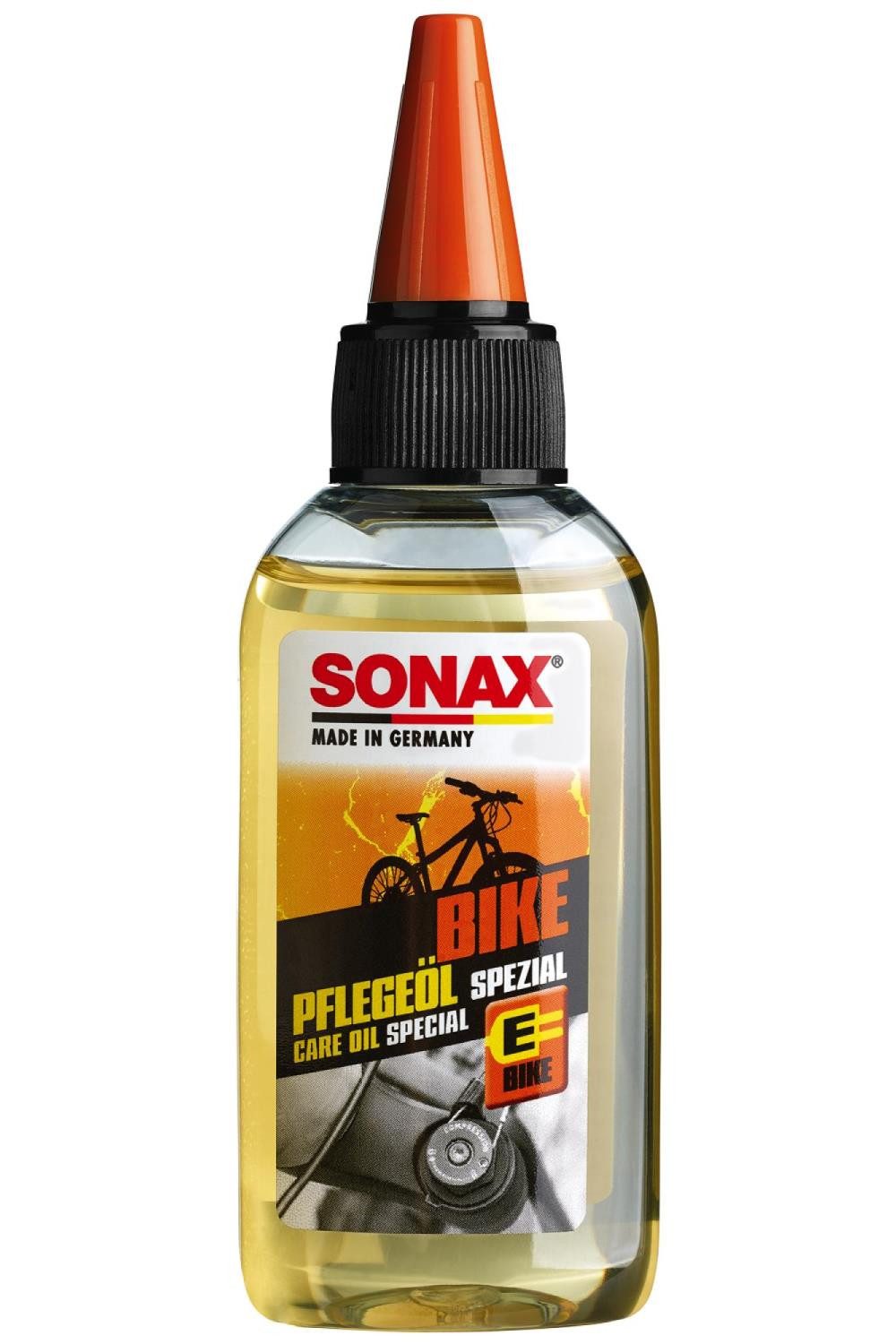 Sonax Fahrradöl Bike Fahrrad-Öl 50ml Kriech-Öl Pflege, 50 ml, Spezial Öl für Schaltung Federgabel Bremsen Umwerfer auch eBike e-Bike