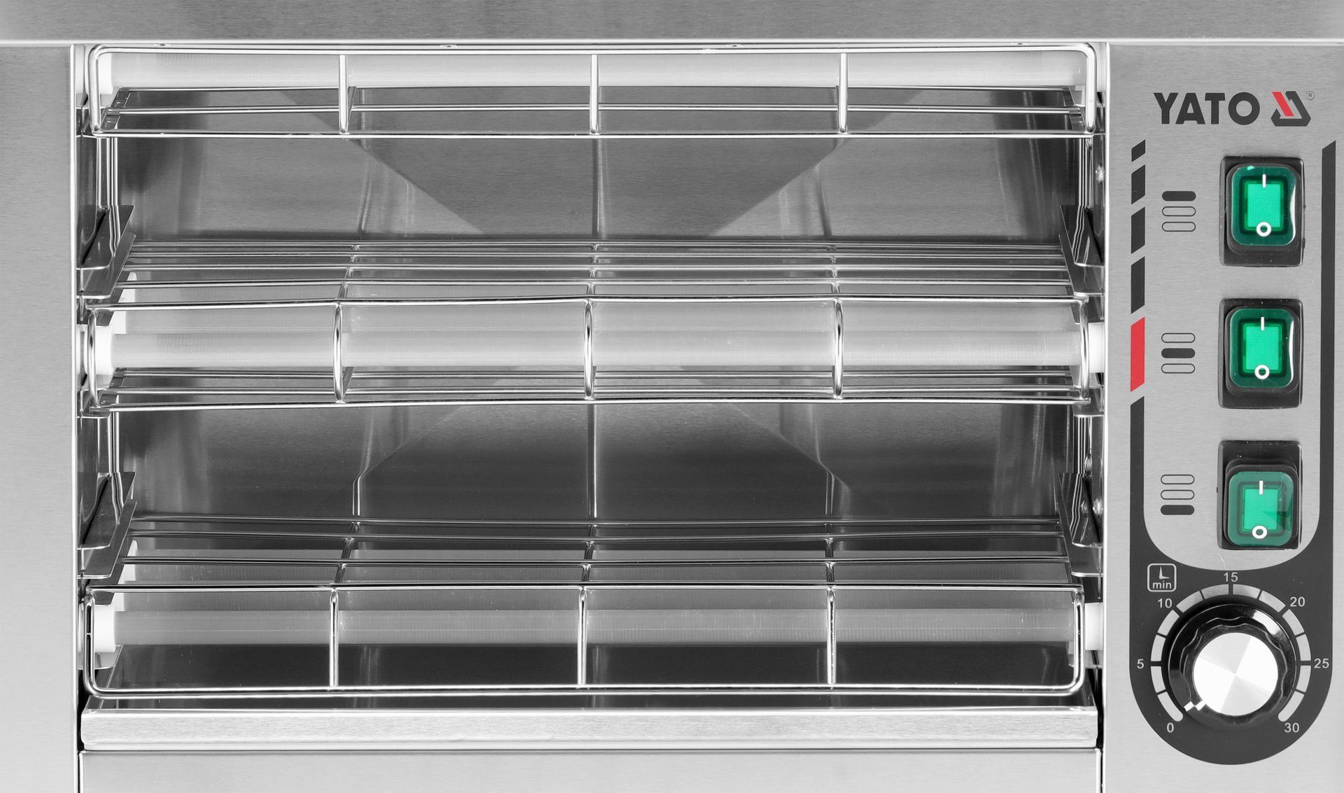 Yato Elektrogrill Gastro Salamander, Ofen, Quarzgrill, Überbackgerät 3000W 490x300x330mm, 3000 W
