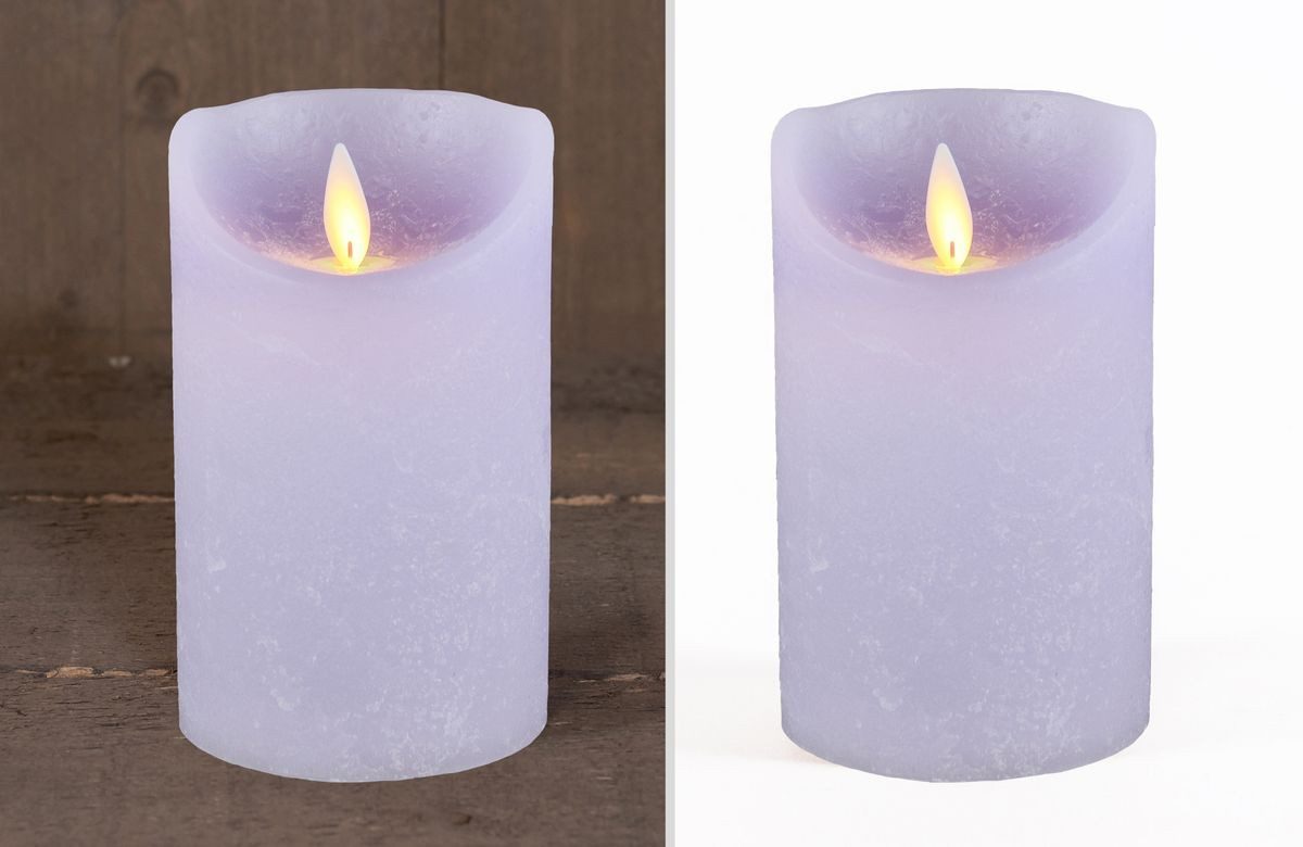 Coen Bakker Deco BV LED-Kerze LED Echtwachskerze Kerze 10 / 12,5 / 15 cm Ti günstig online kaufen