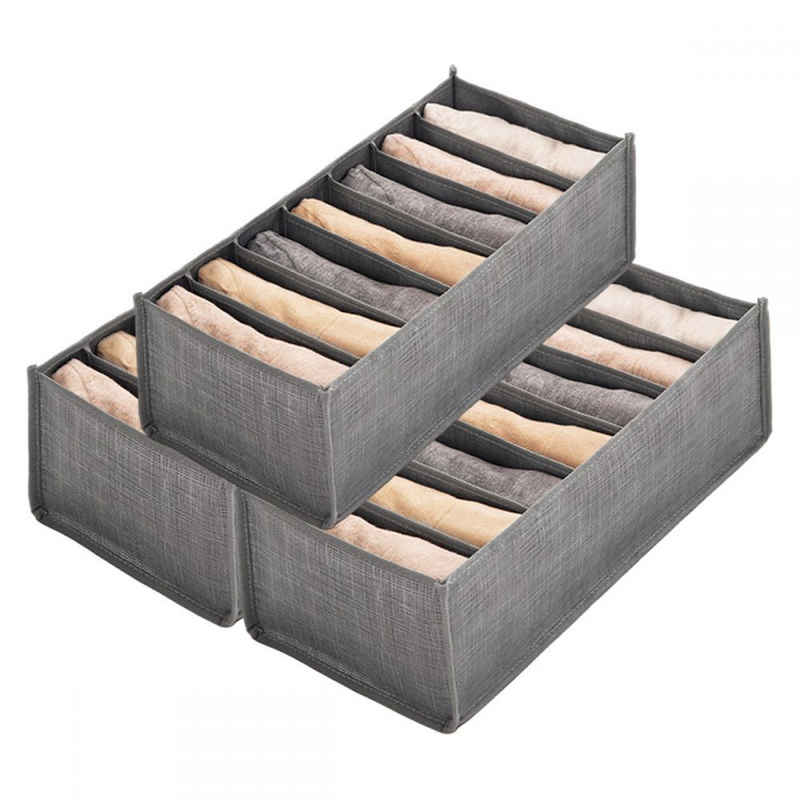 Lubgitsr Aufbewahrungsbox 3 Stück Schubladen,Kleiderschrank Schrank Organizer Aufbewahrungsboxen (3 St)