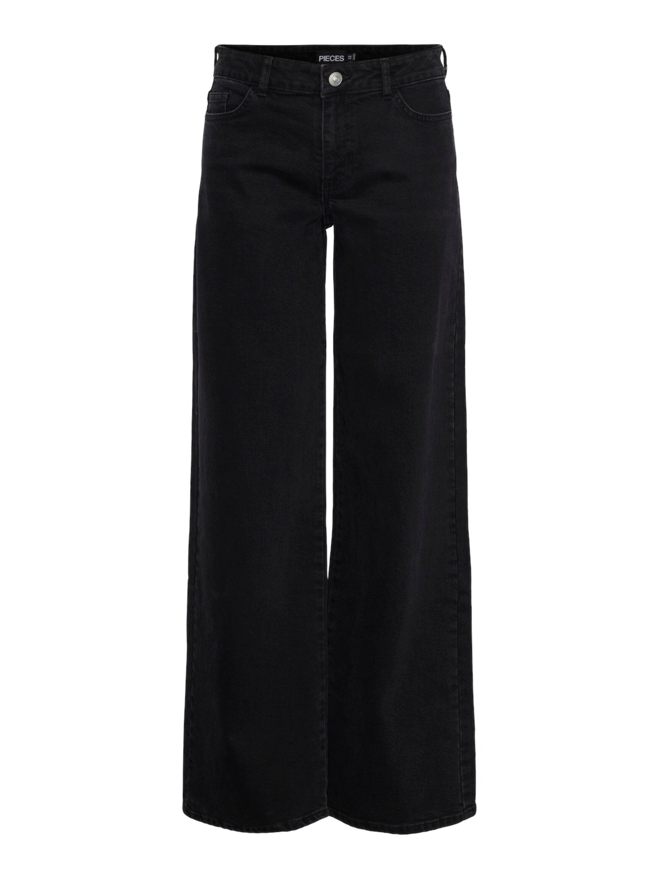 pieces Weite Джинсы Selma (1-tlg) Plain/ohne Details
