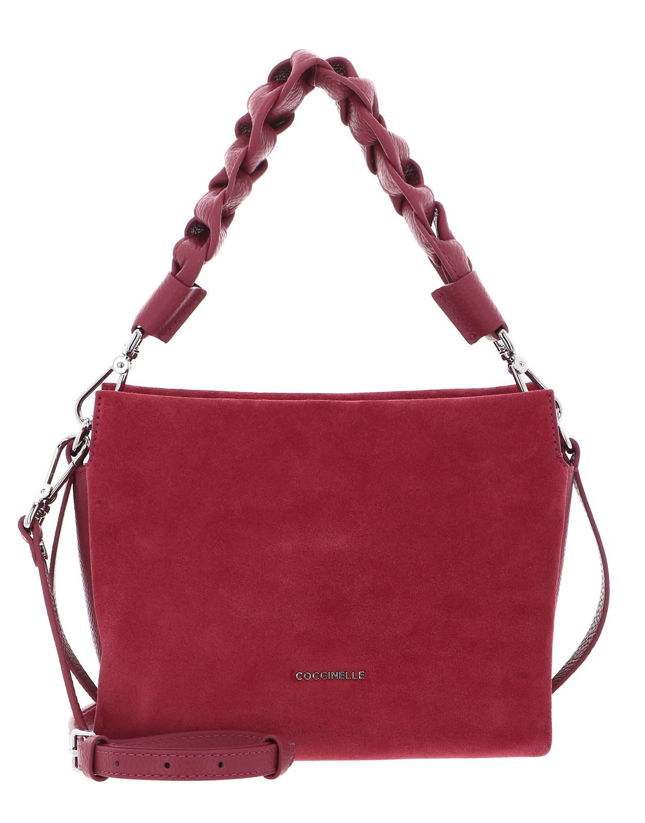COCCINELLE Handtasche Handbag Suede Grainy Leather, aus echtem Rindsleder