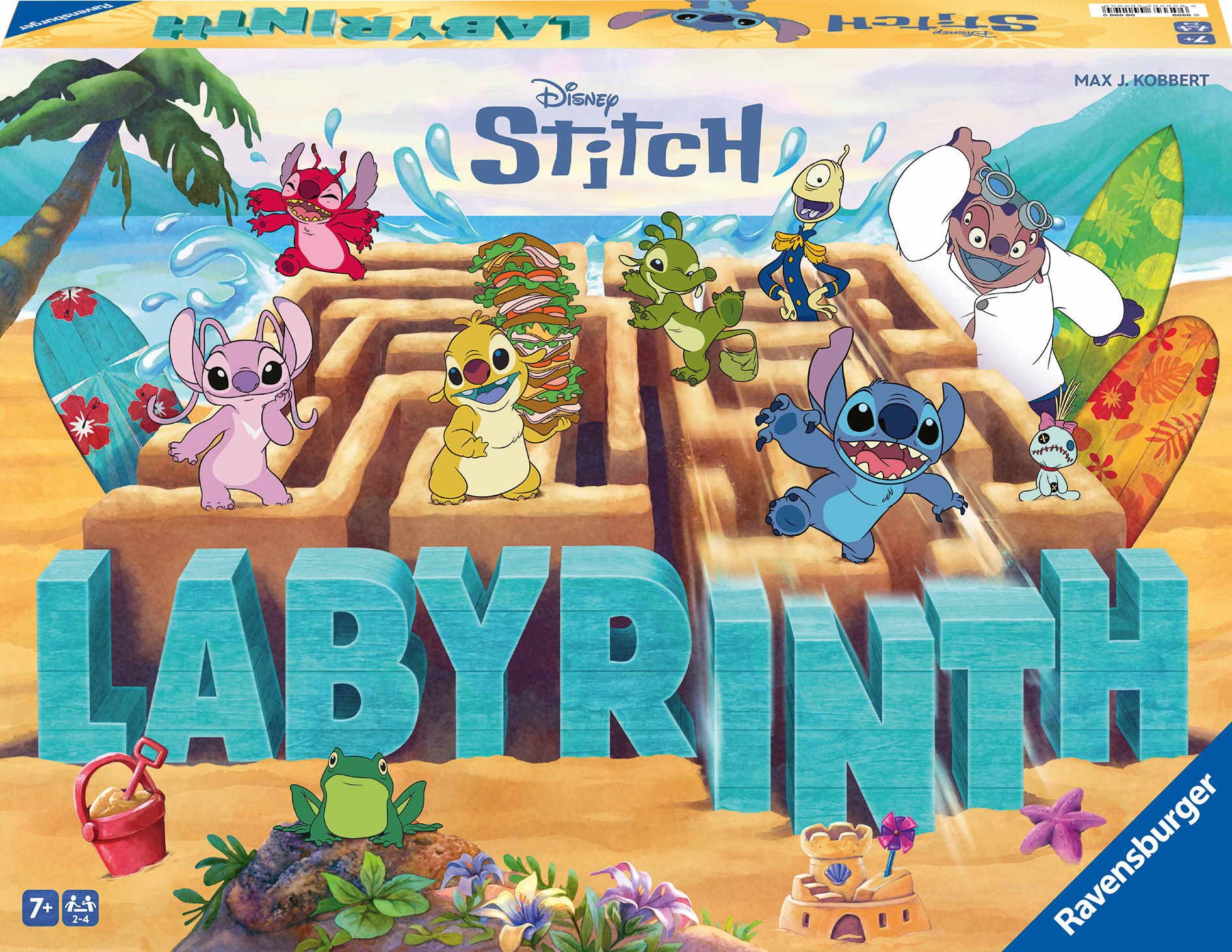 Ravensburger Spiel Familienspiel Such- und Schiebespiel Stitch Labyrinth 24943