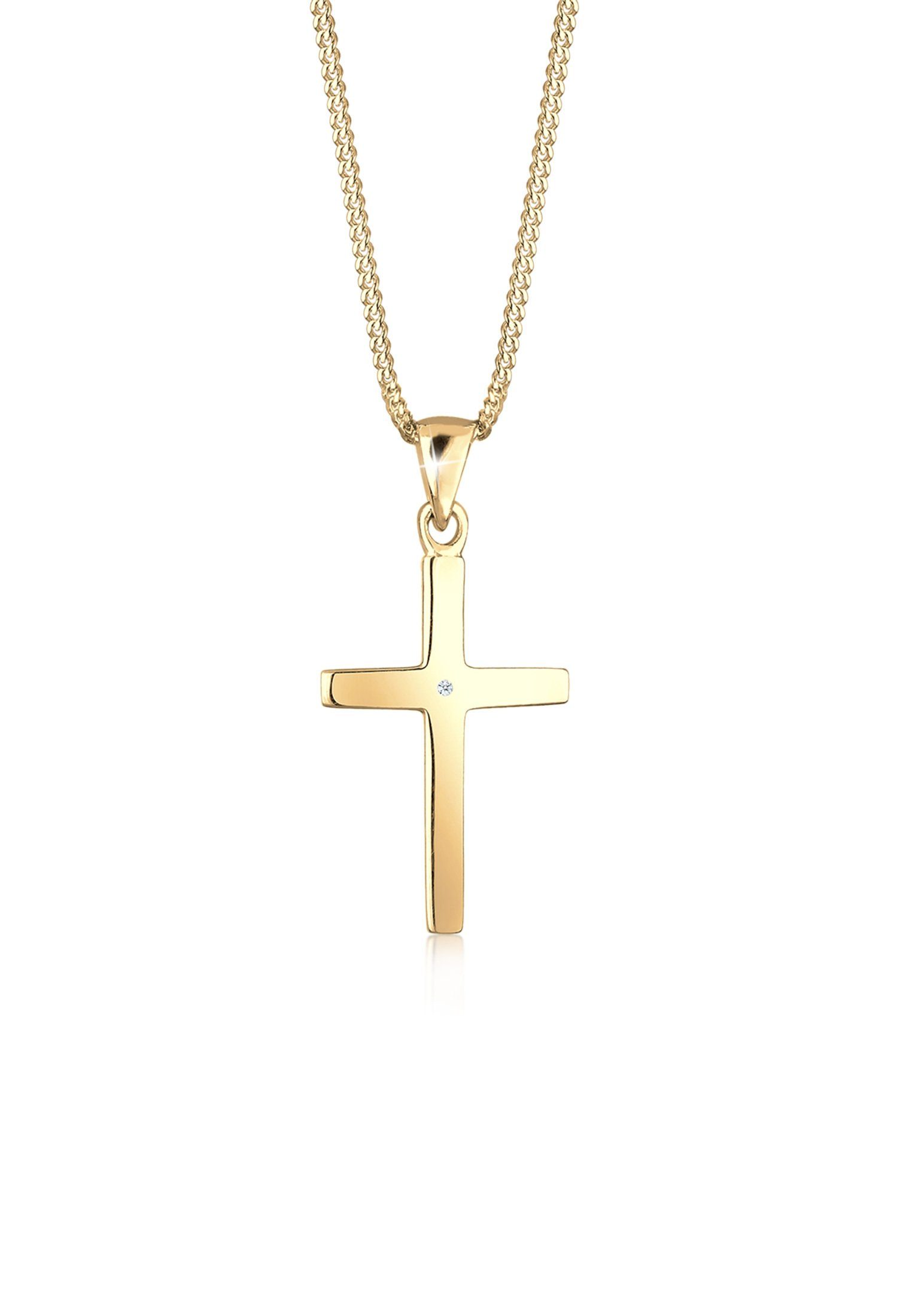 Elli DIAMONDS Kette mit Anhänger Kreuz günstig online kaufen