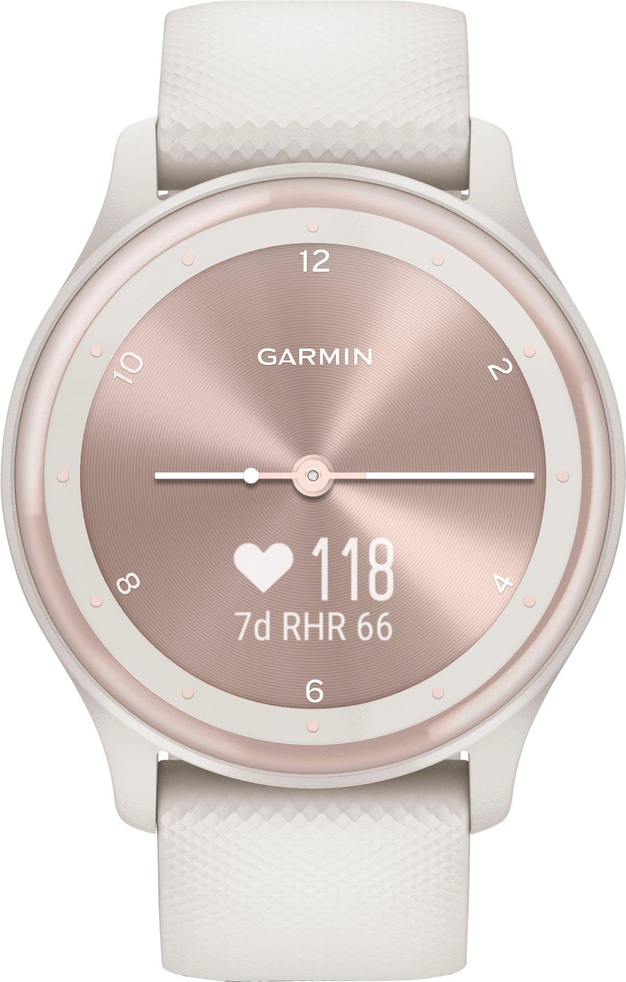 [Preise wurden überarbeitet] SPORT | beige Smartwatch Elfenbein VÍVOMOVE® Garmin